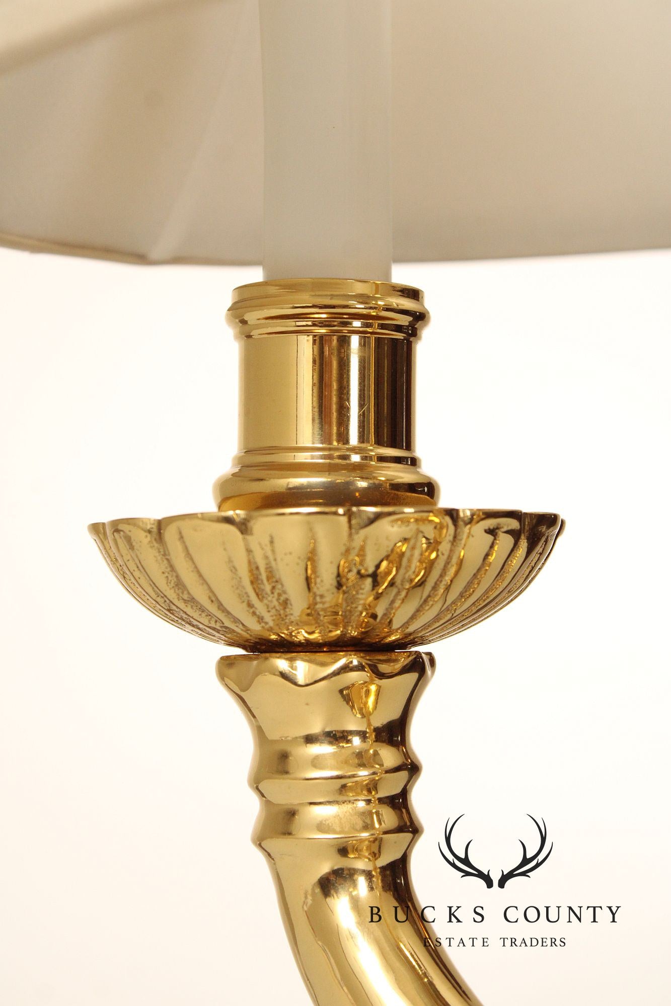 Kaiser Kuhn Brass Bouillotte Table Lamp