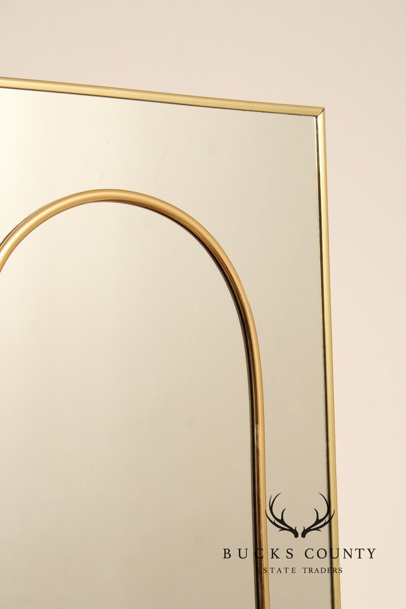 Hollywood Regency Two-Panel Mirrored Room Screen