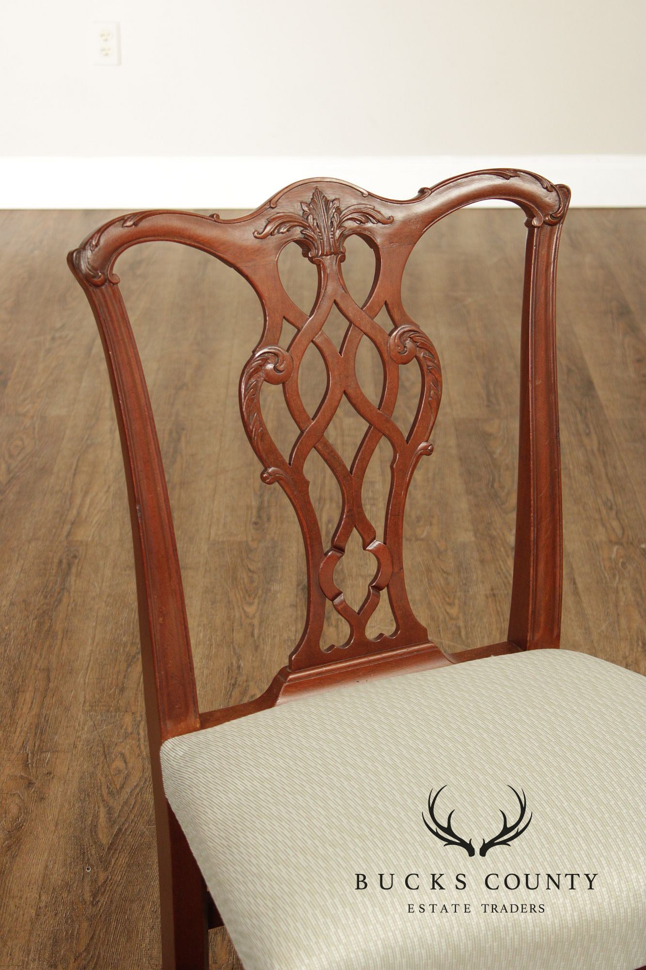 Chippendale Style Set of Six Mahogany Dining Chairs