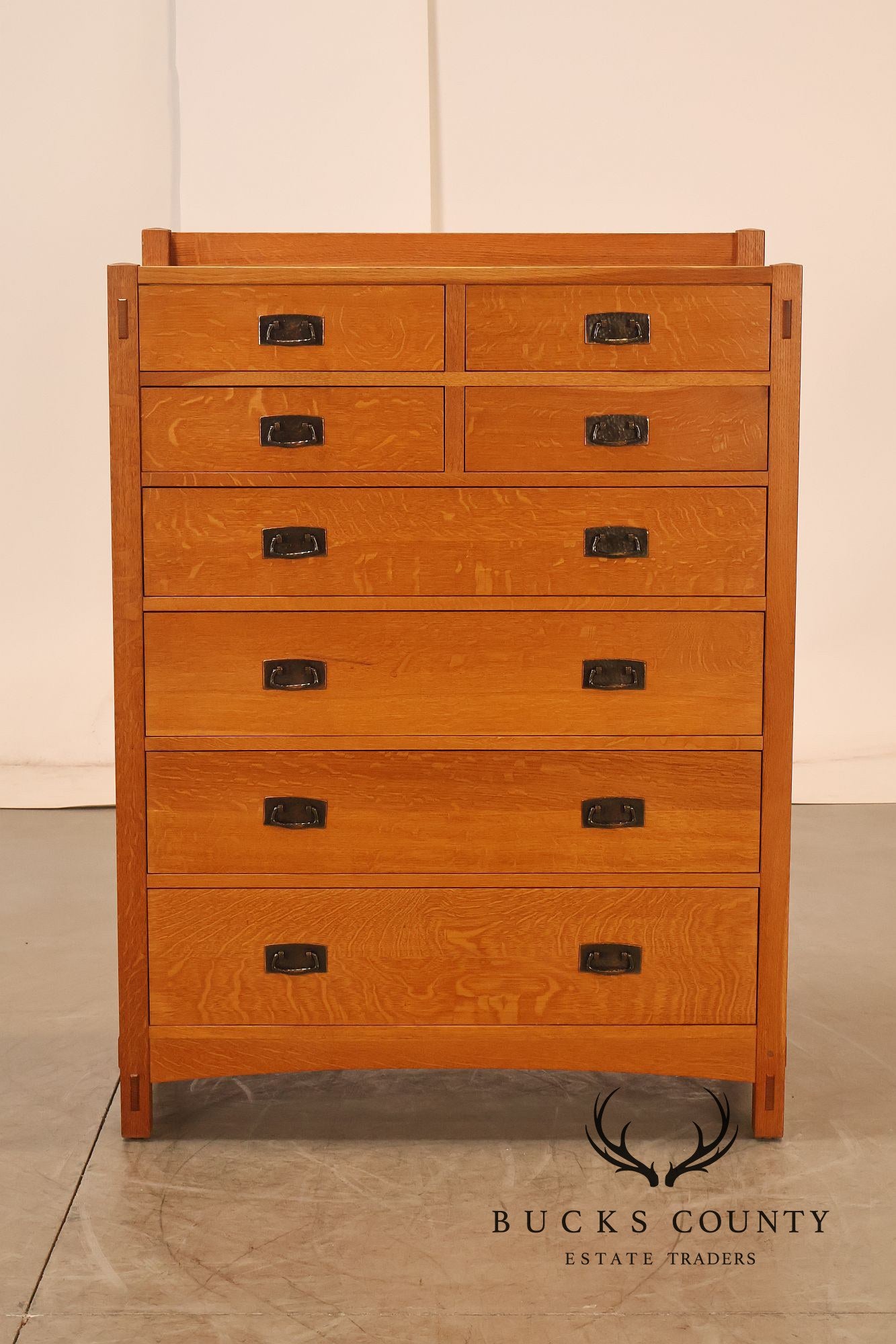 Stickley Mission Collection Oak Tall Chest