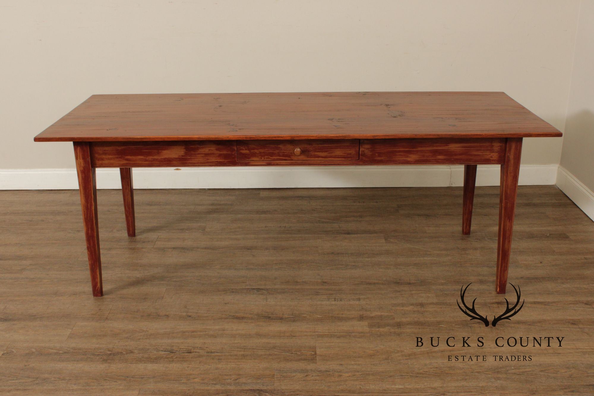 Farmhouse Painted Pine Dining Table