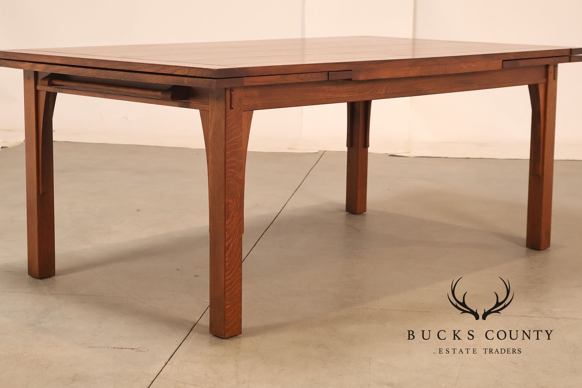 Stickley Mission Collection Oak Extendable Dining Table