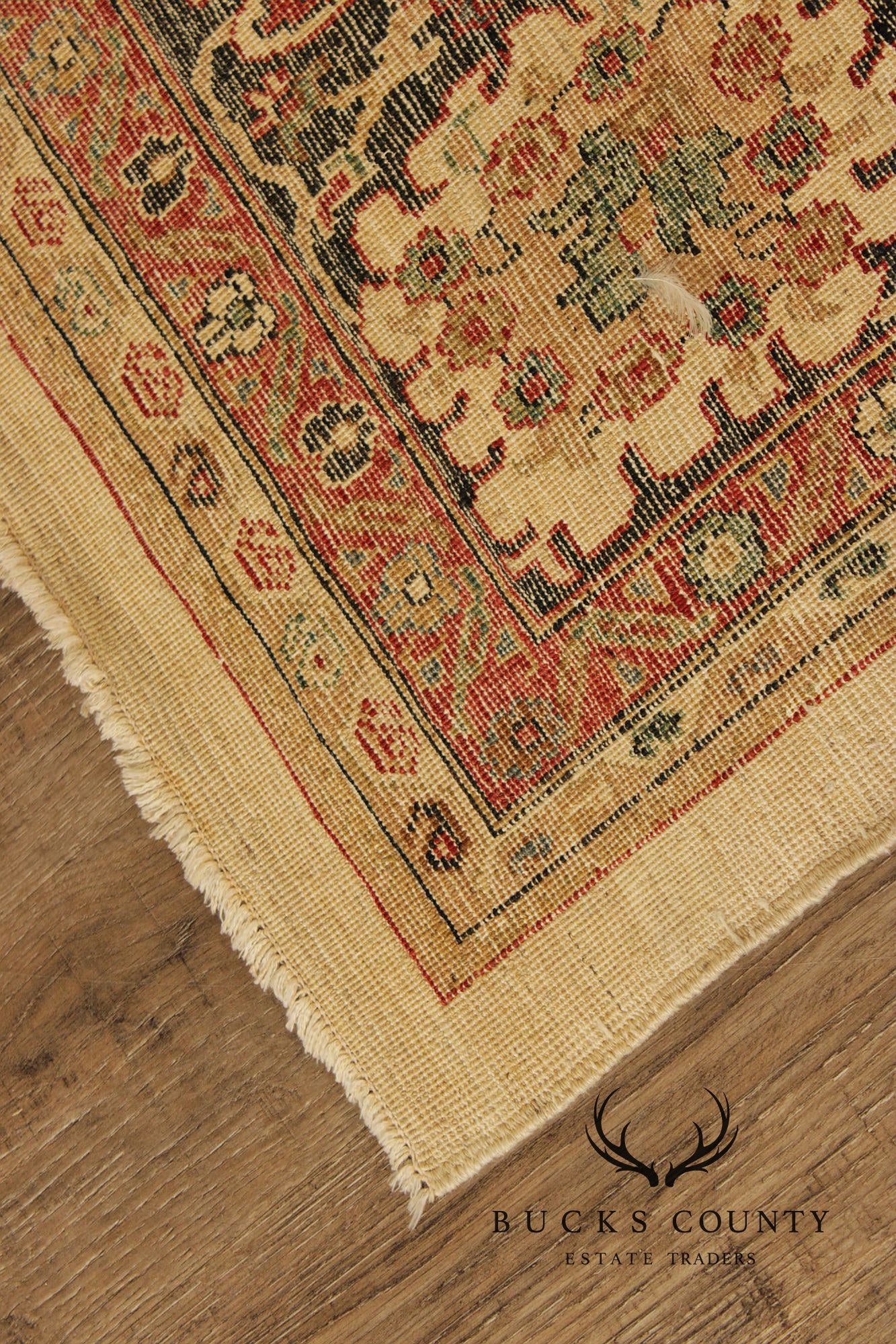 Peshawar Farahan Design Hand-Knotted Wool Area Rug – 6’ x 10’