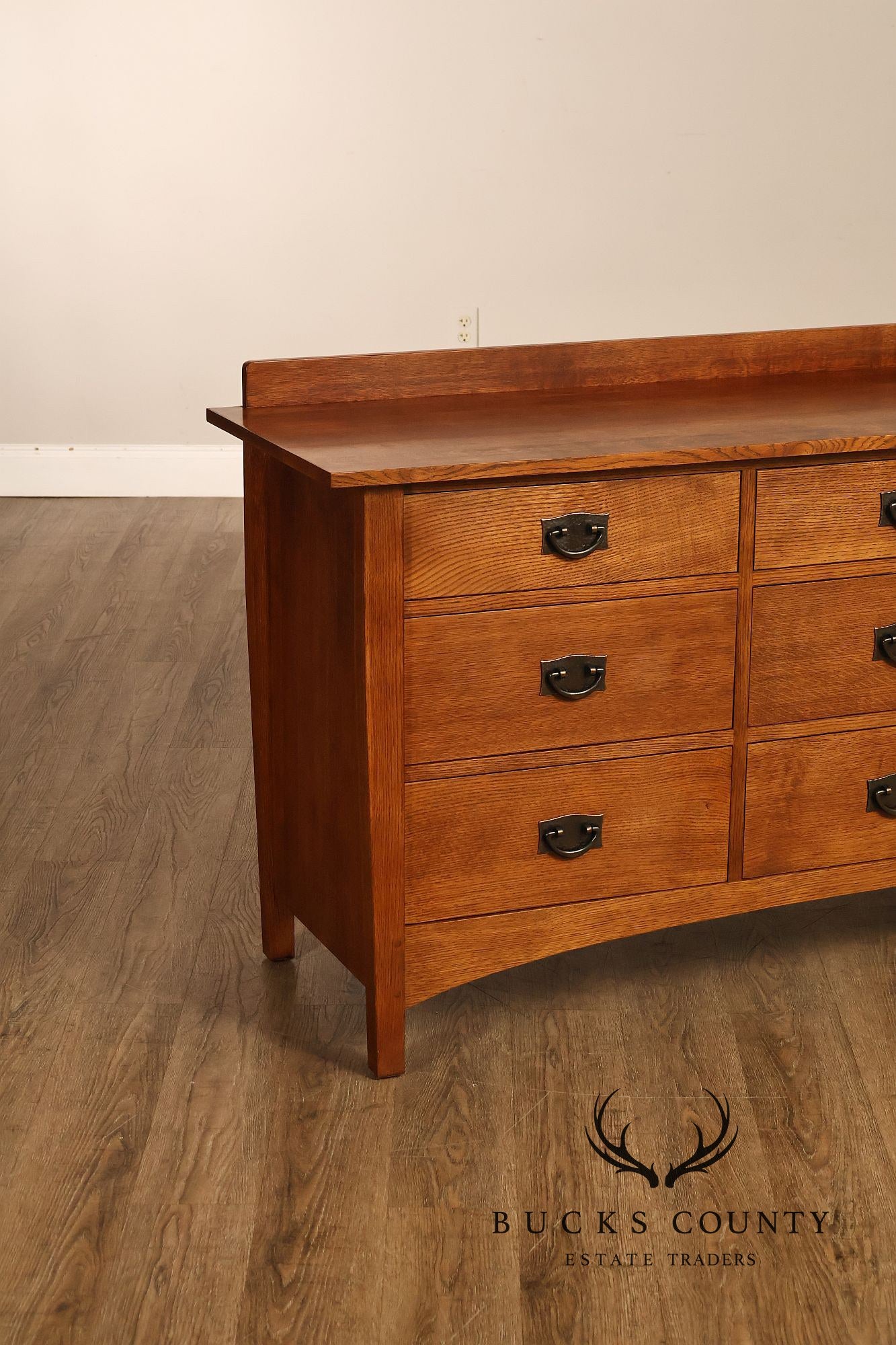 Stickley Harvey Ellis Collection Nine Drawer Oak Dresser