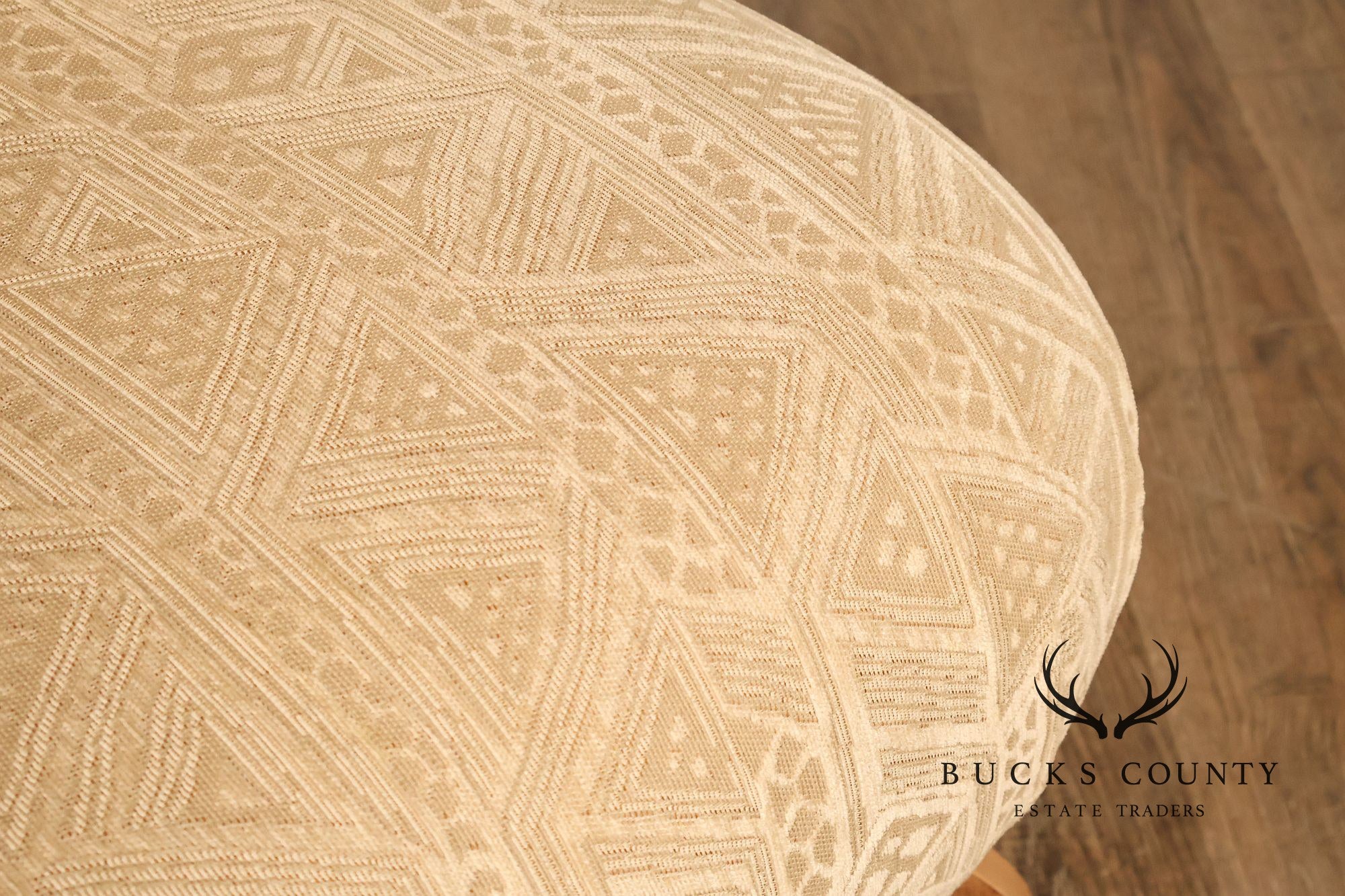 Henredon Upholstered Lounge Chair With Ottoman