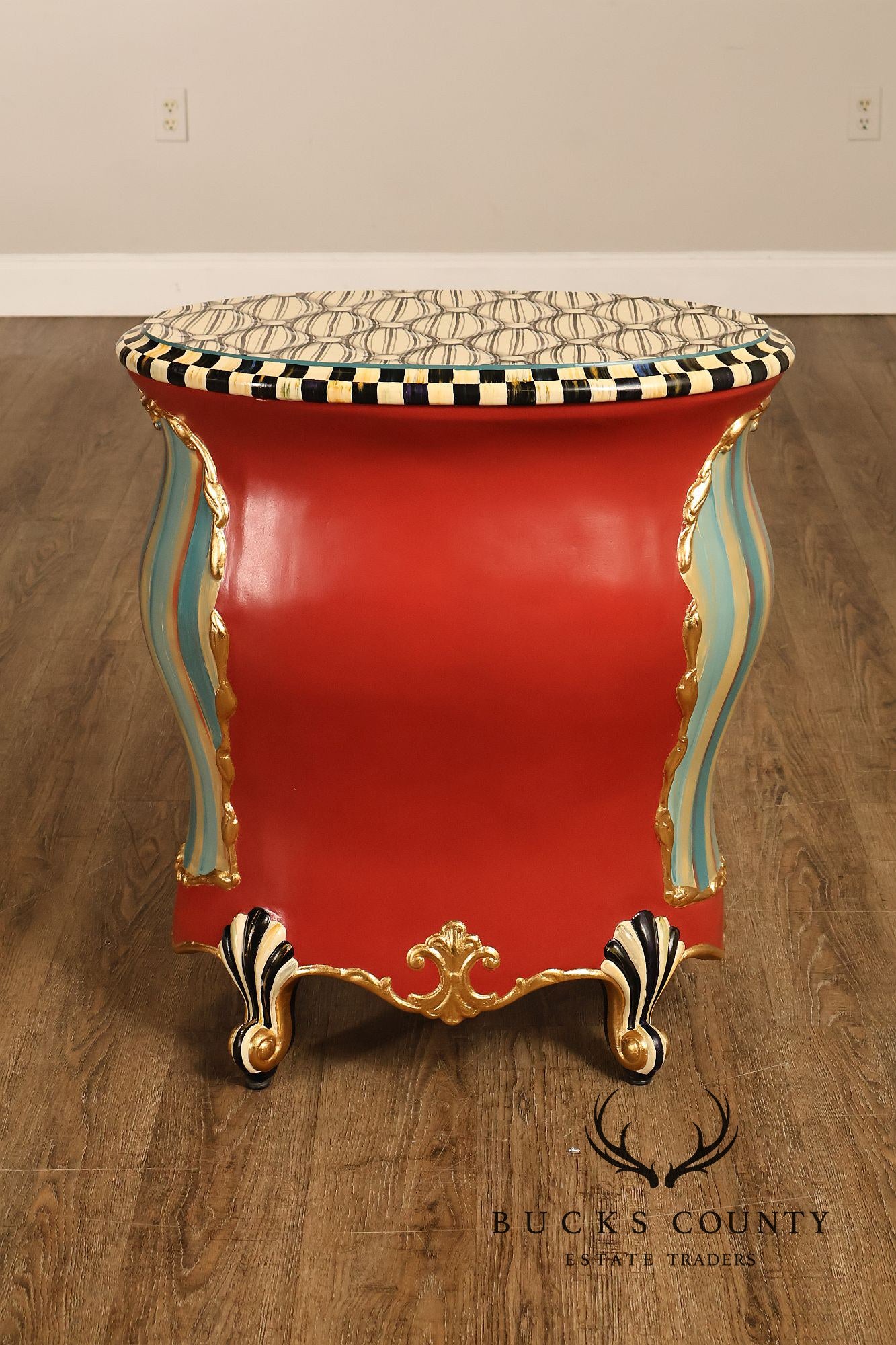 Mackenzie-Childs Butterfly Conservatory Bombe Accent Chest