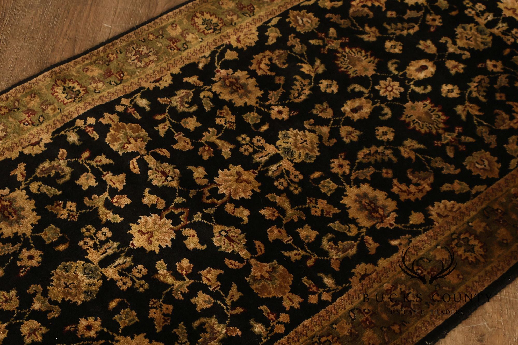Hand Knotted Traditional Wool Floral Runner Rug