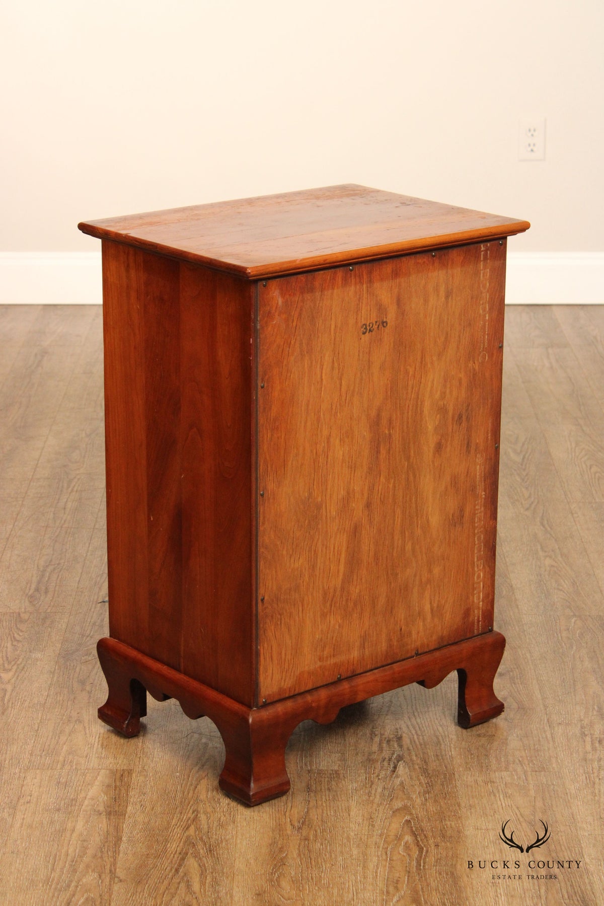 Stickley Chippendale Style Cherry Open Nightstand