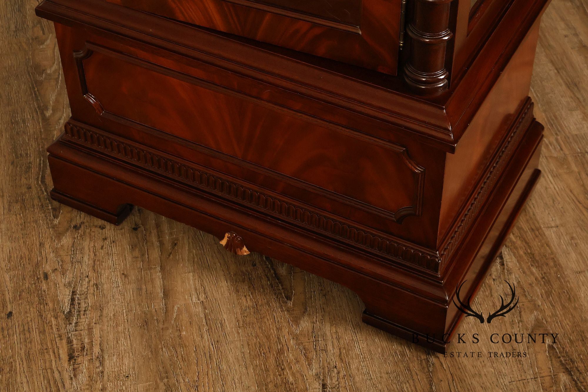 Sligh Dorset Flame Mahogany Grandfather Clock