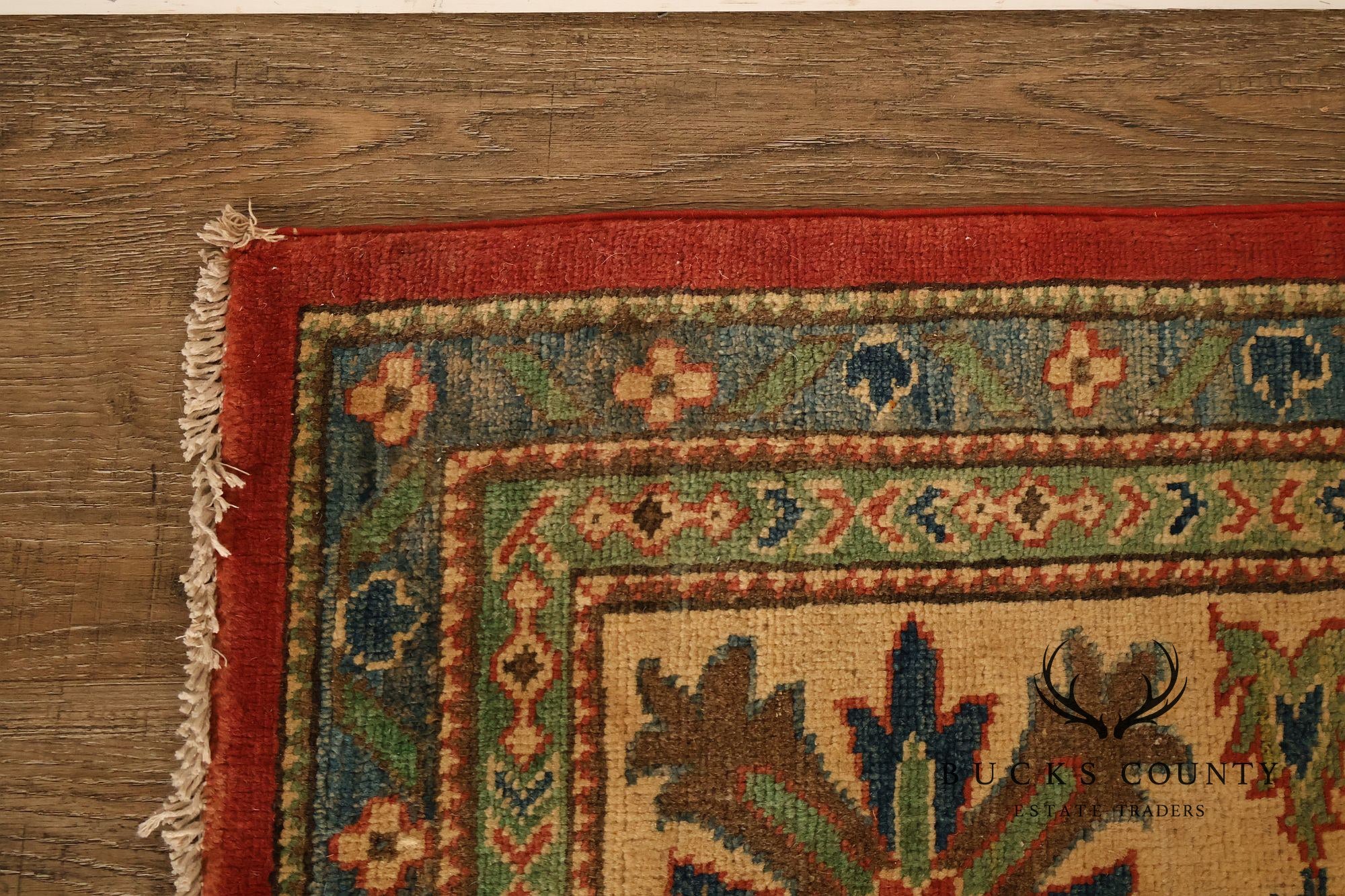 Afghan Gazni Style Wool Area Rug 7'11" x 9'3"