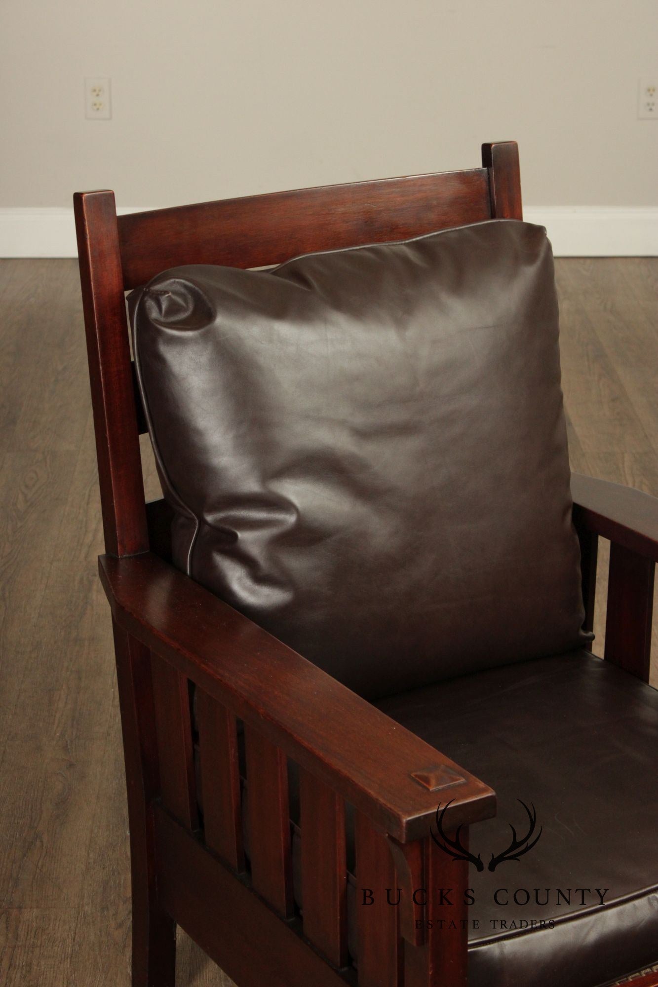 Gustav Stickley Antique Mission Mahogany Armchair
