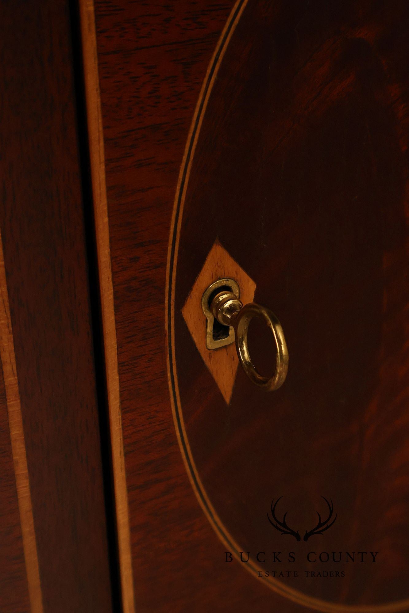 Kindel Federal Style Mahogany Inlaid Winterthur Sideboard