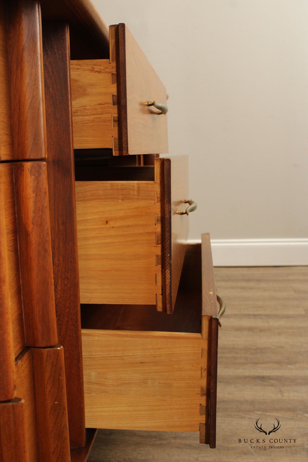 Kent Coffey 'Foreteller' Mid Century Modern Walnut Long Dresser