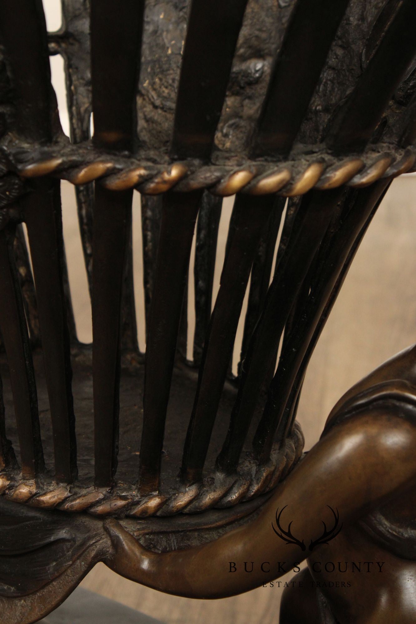 Italian Renaissance Style Bronze Cherub Table Base