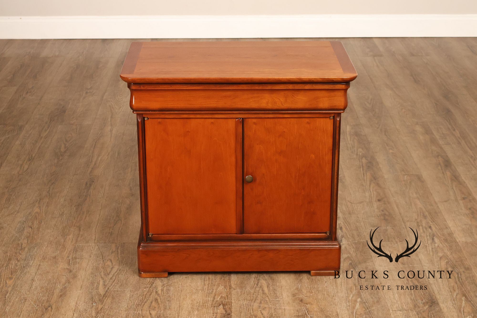 French Louis Philippe Style Cherry Nightstand