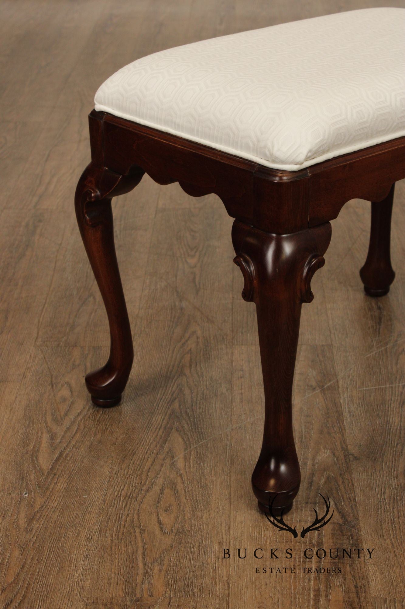 Ethan Allen 'Georgian Court' Pair of Cherry Benches