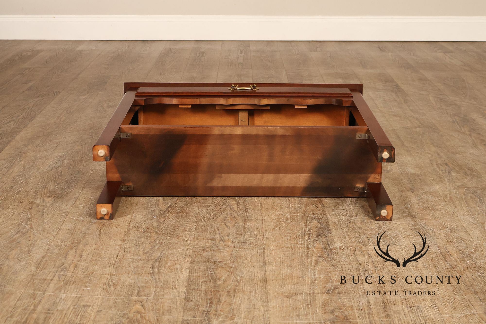 Chippendale Style Narrow One Drawer Small Console Table