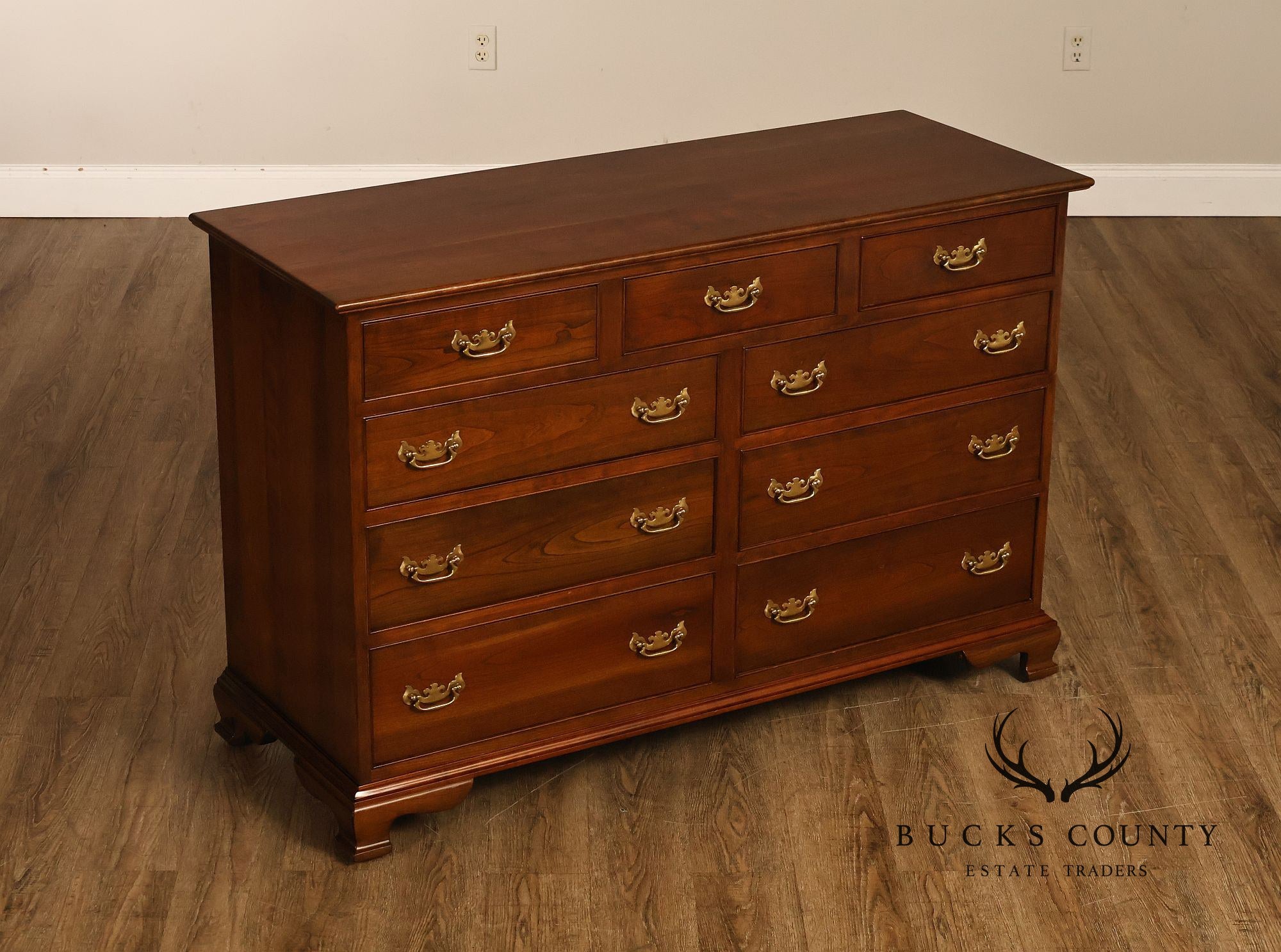 Stickley Traditional Style Cherry Double Dresser