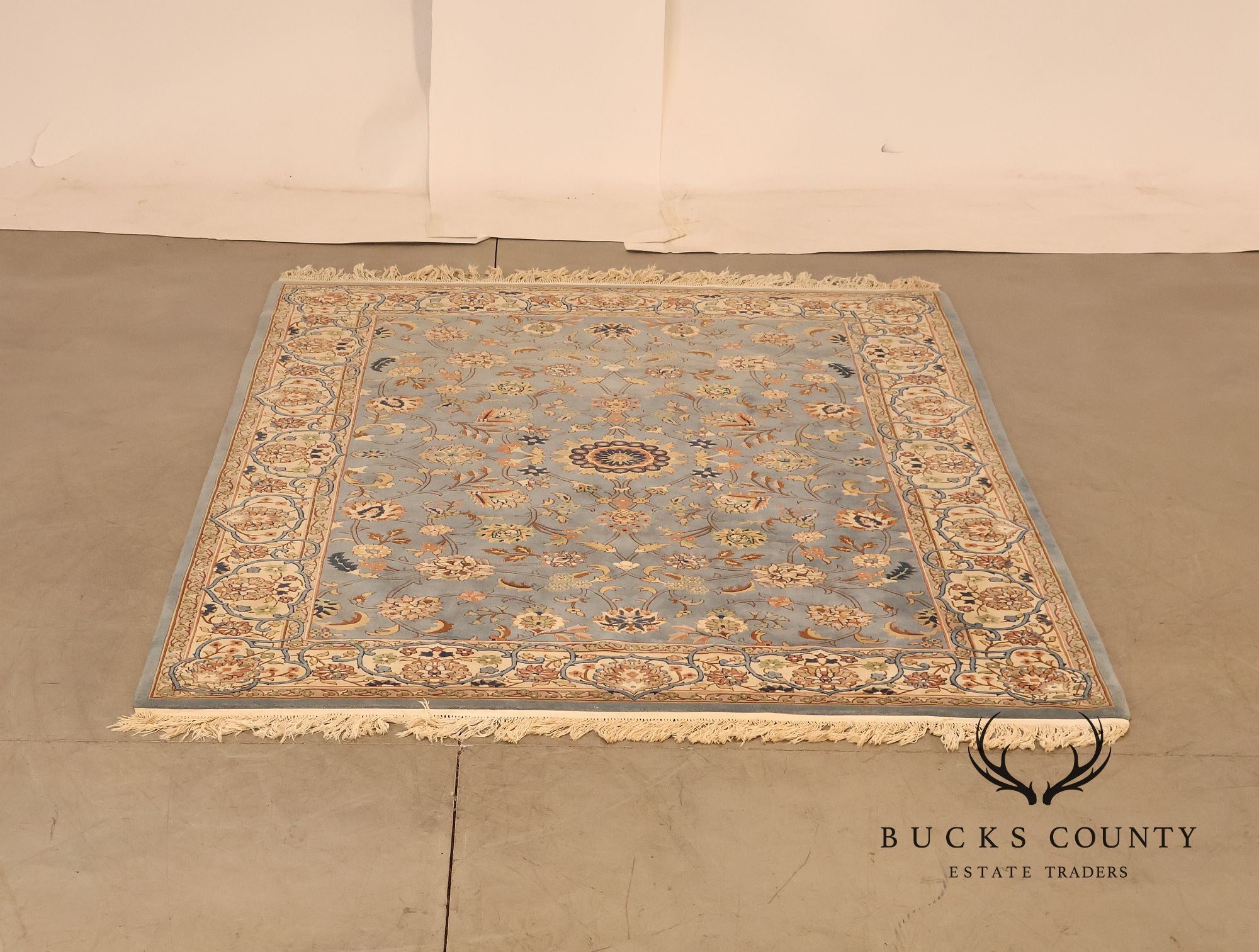Persian Style Hand Knotted Wool Area Rug