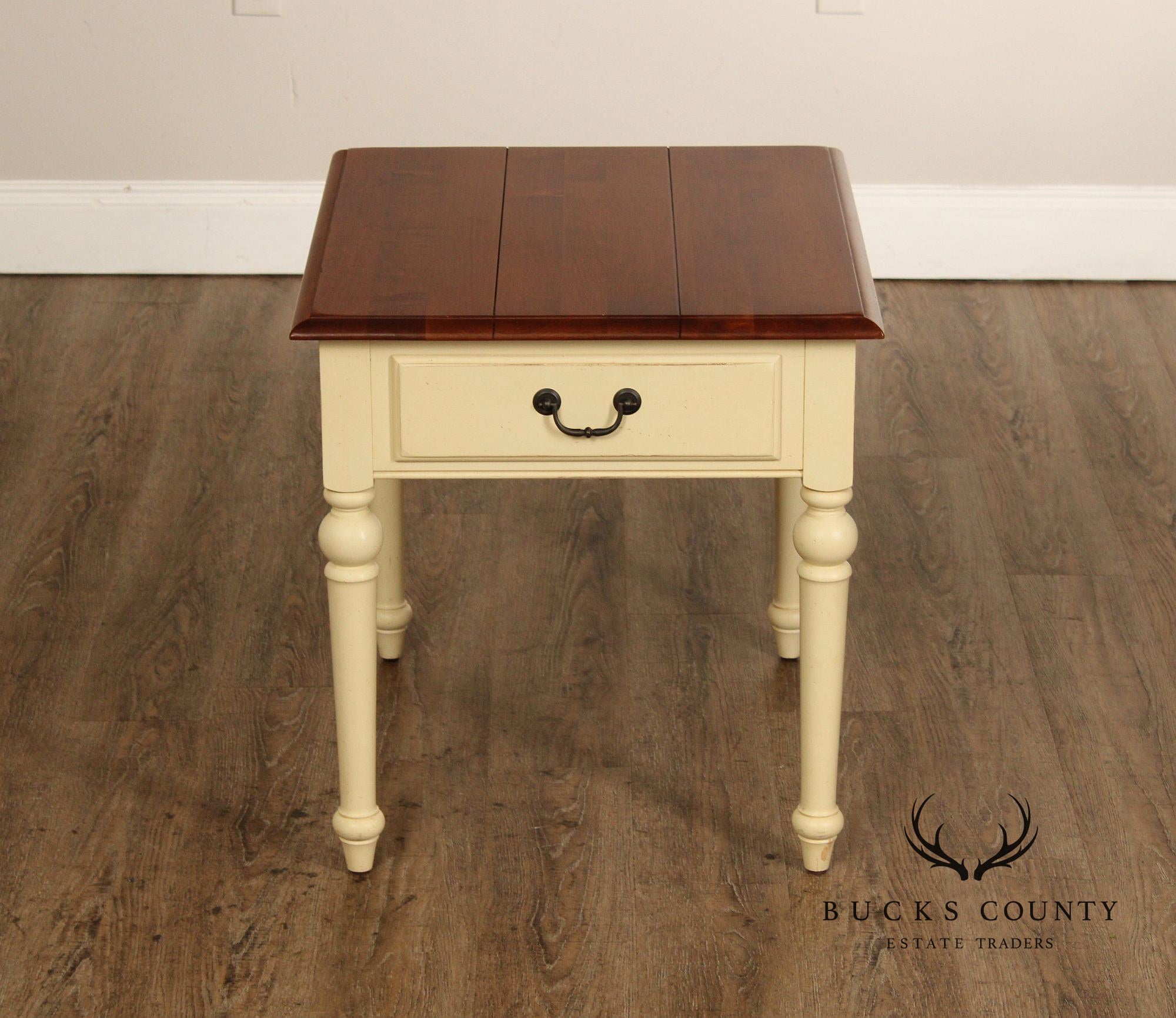 Ethan Allen 'Country Crossings' One-Drawer Side Table