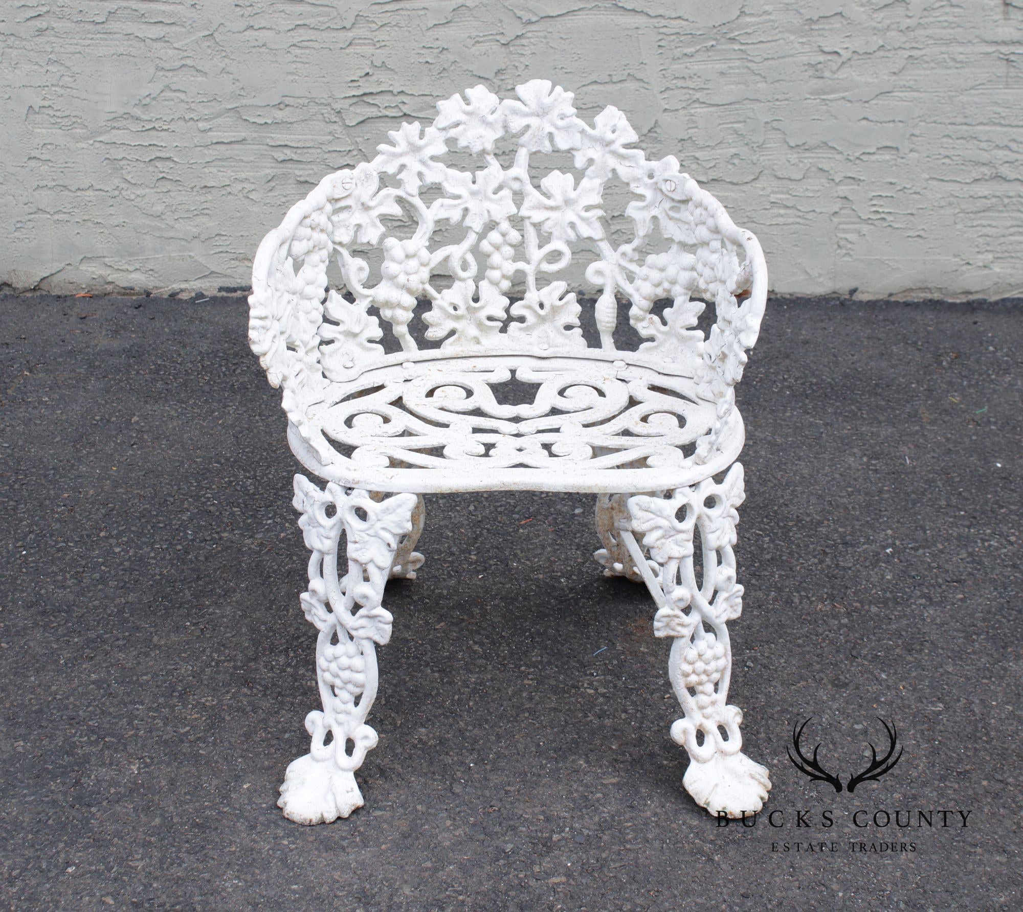 Victorian Style Three-Piece Cast Iron Garden Lounge Set