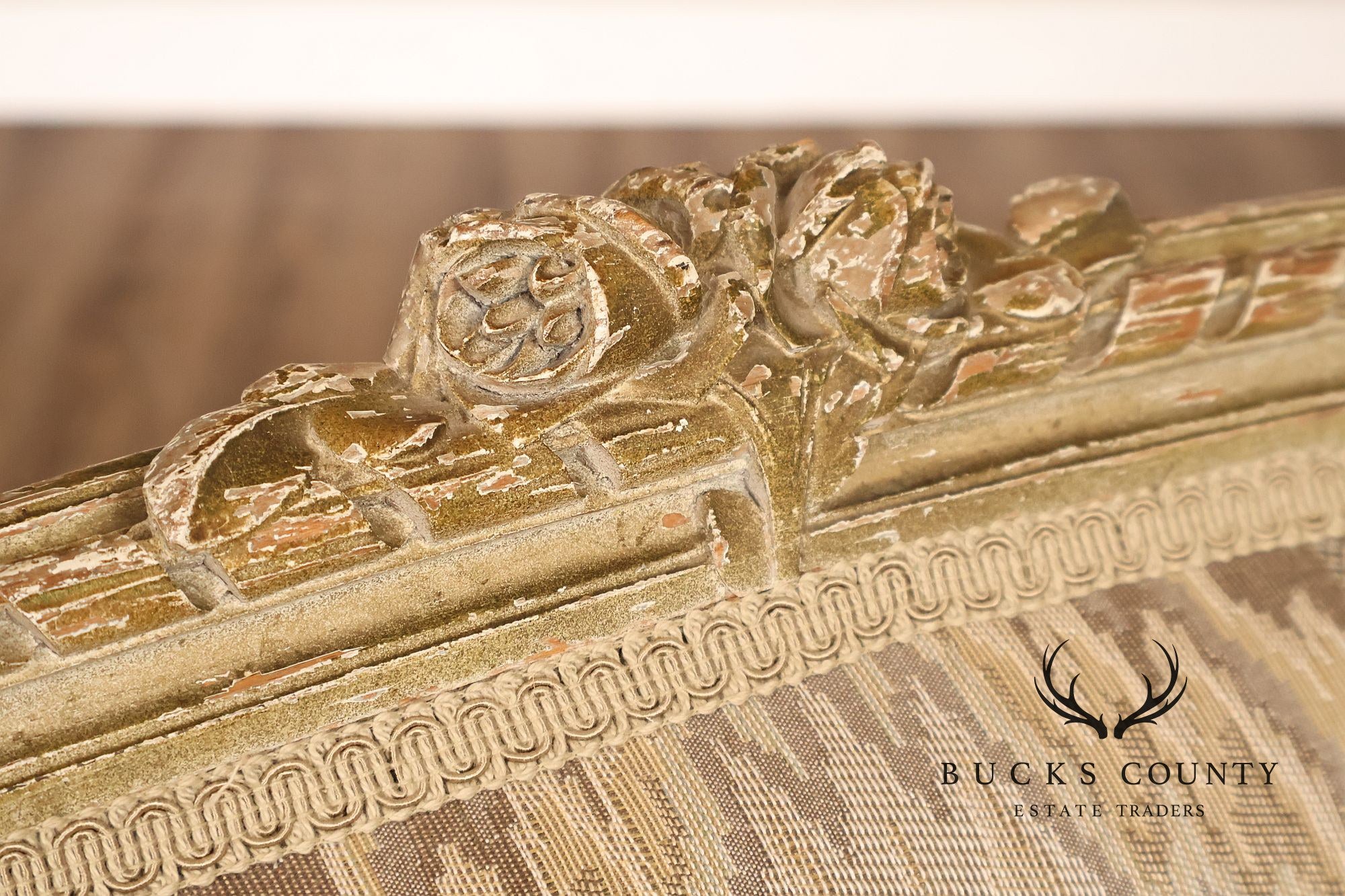 French Louis XVI Style Painted Settee