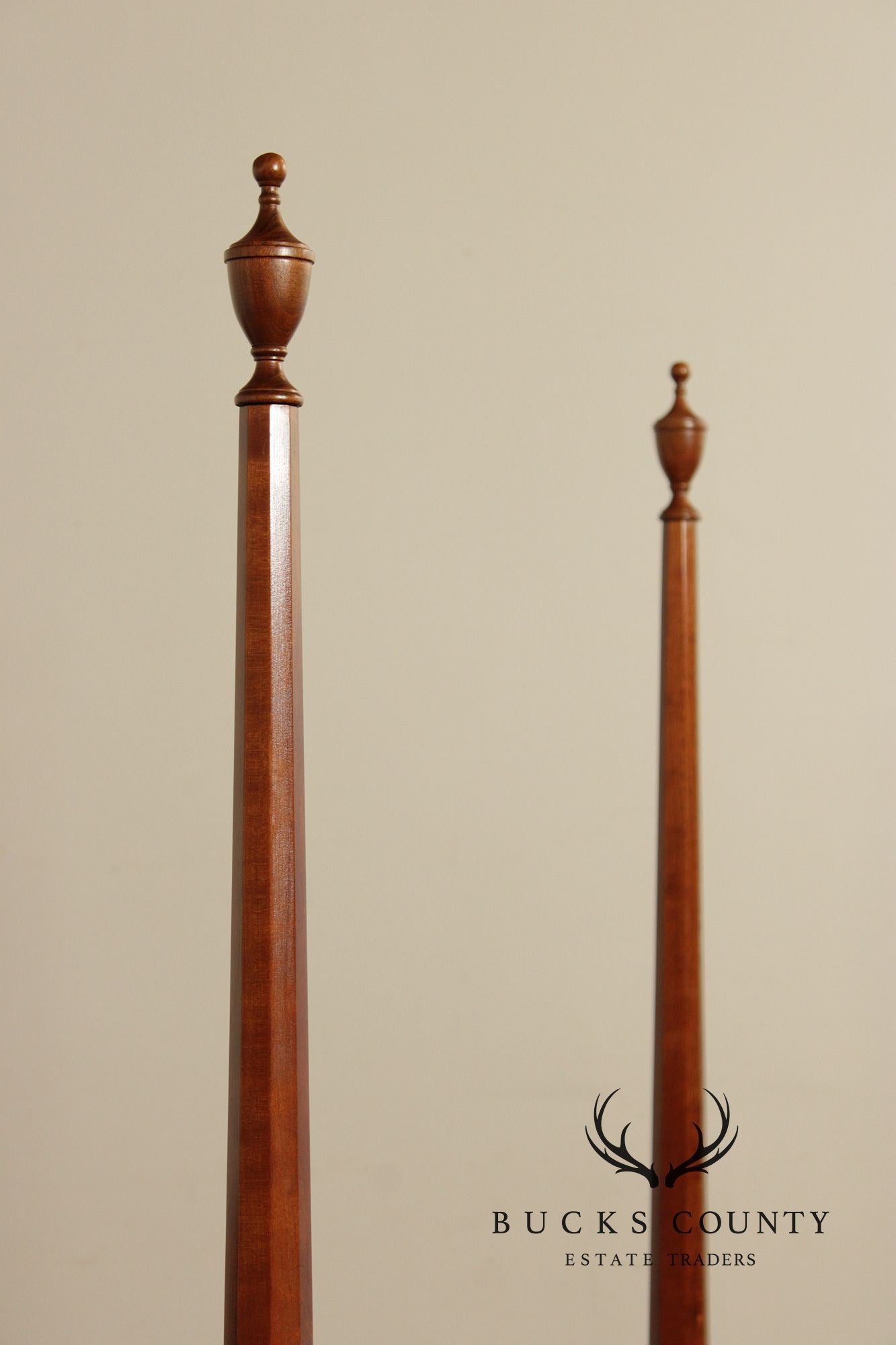 Stickley Traditional Cherry Twin Size Pair Of Poster Beds