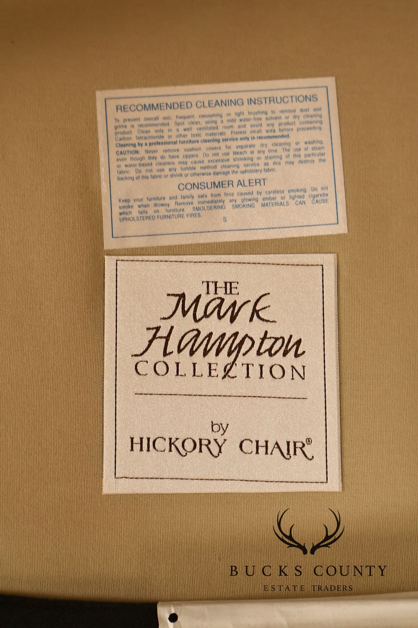 Hickory Chair Mark Hampton Collection Louis XV Style Upholstered Lounge Chair And Ottoman