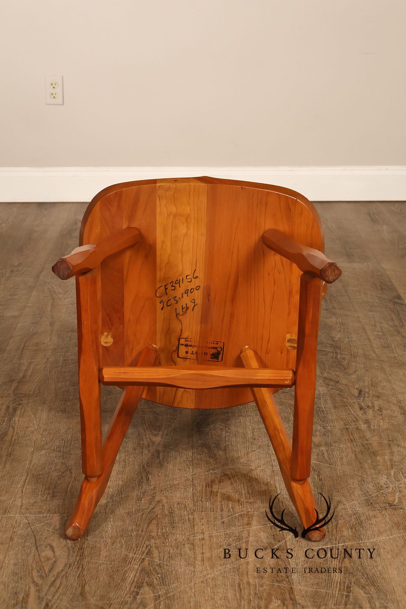Hunt Country Furniture Set of Six Cherry Windsor Dining Chairs
