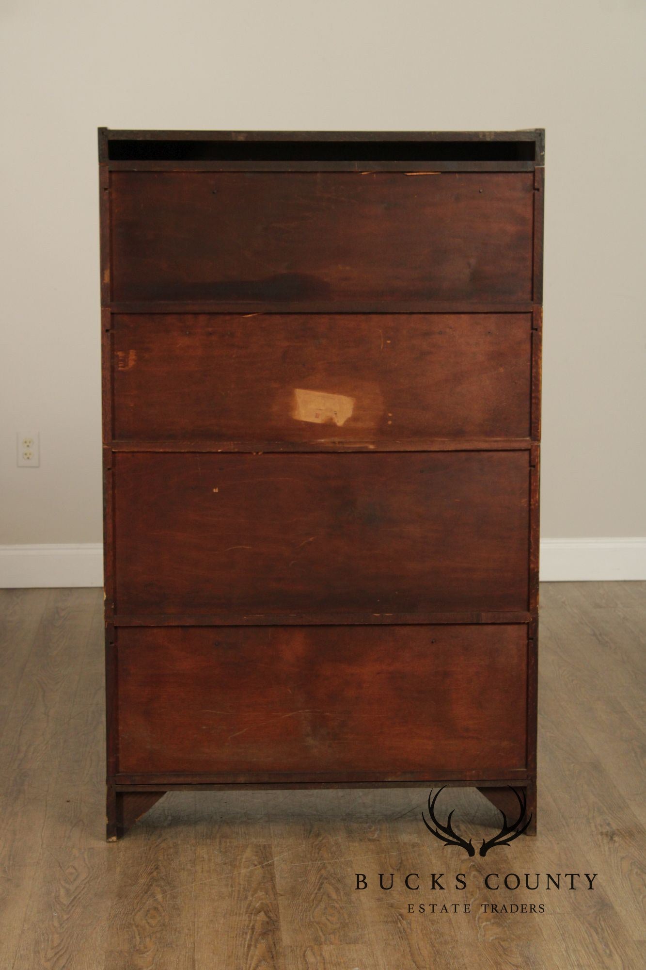 Pearson Antique Oak Four Stack Barrister Bookcase