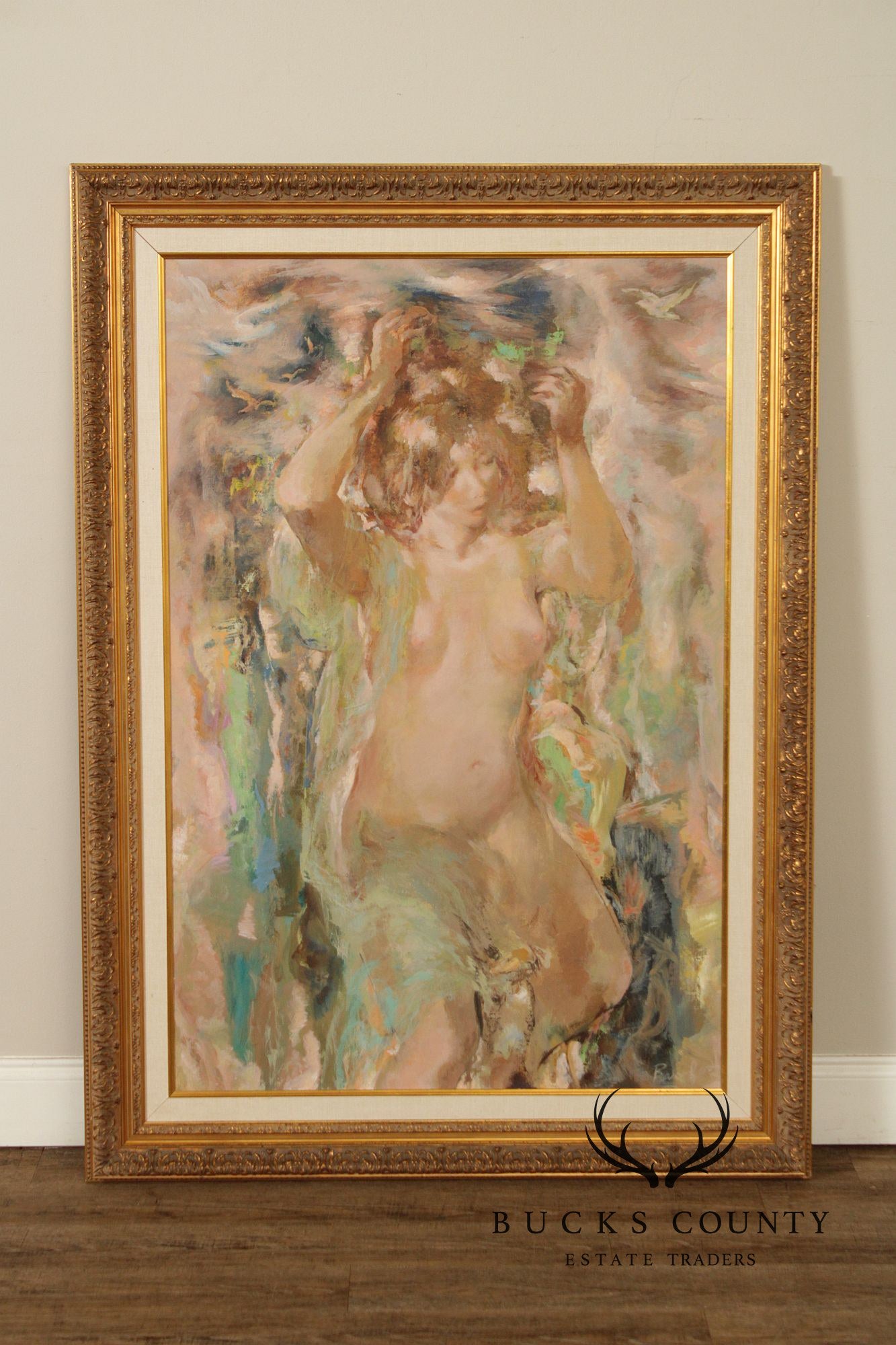 Wallace Bassford Impressionist Style Oil Painting, 'Regalia'