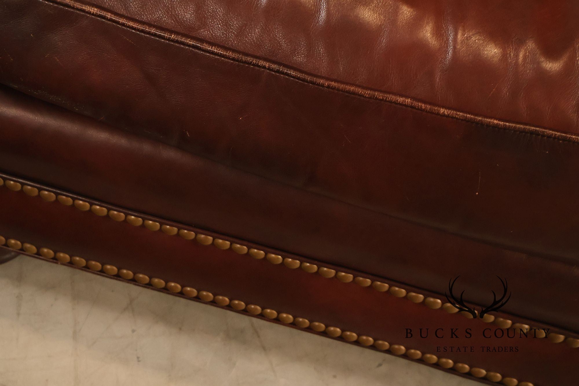 Hancock & Moore Traditional Leather Sofa