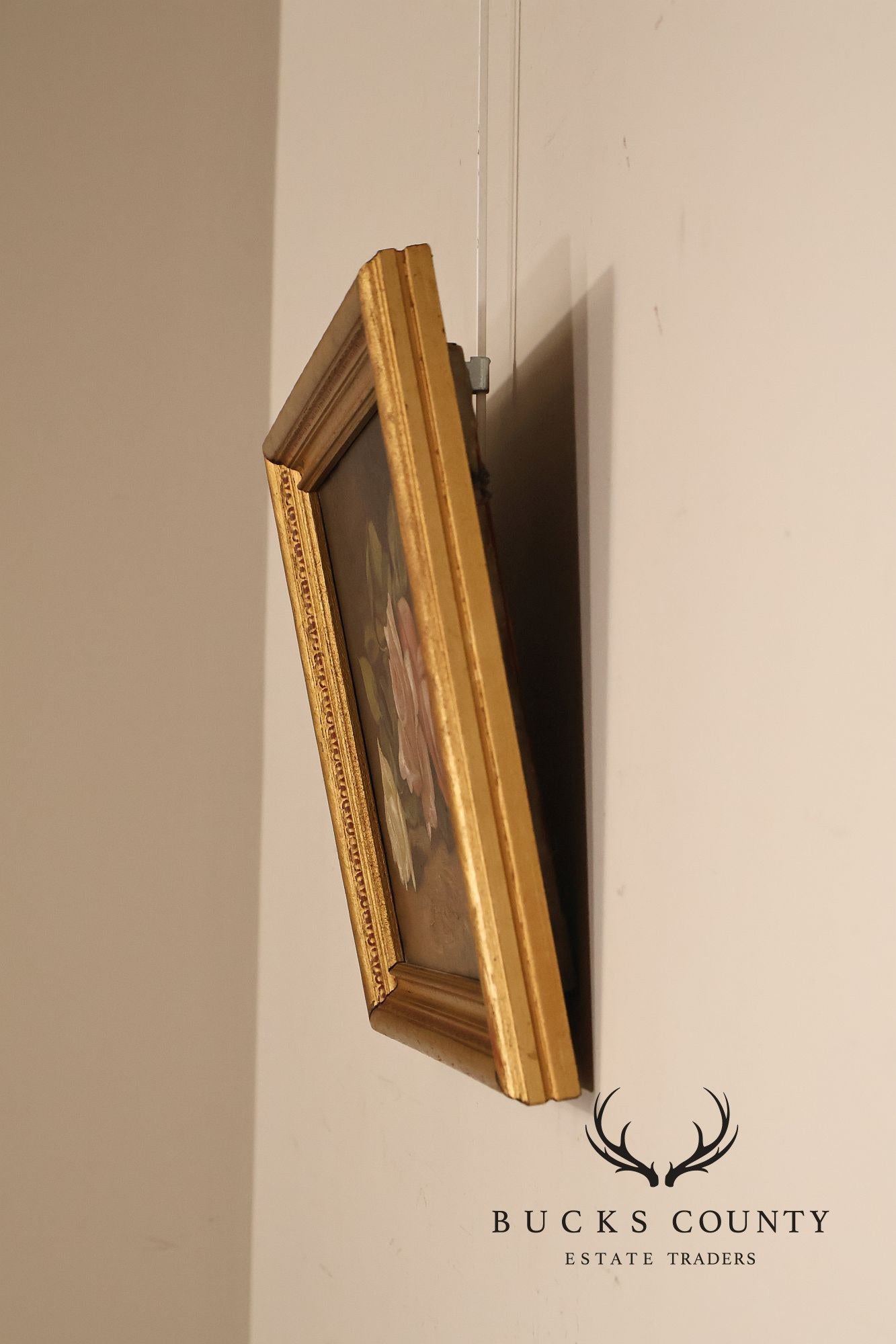 American School Floral Still-Life Painting