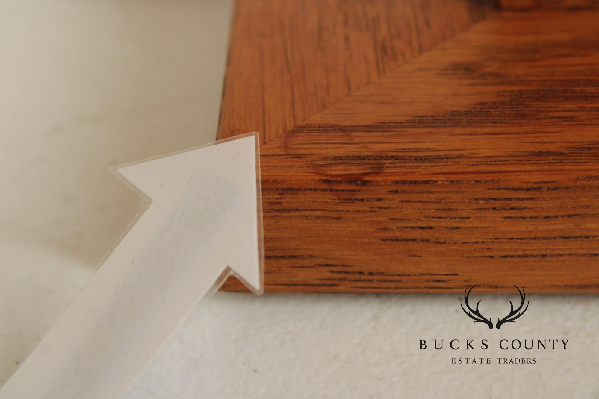 Mission Style Oak and Mica Table Lamp