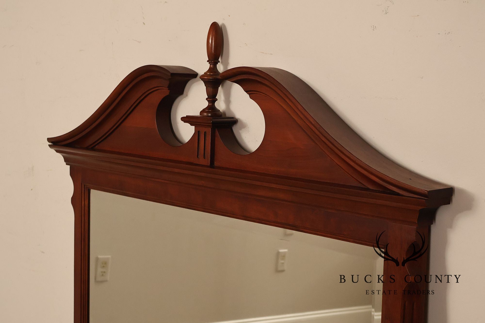 Pennsylvania House Chippendale Style Cherry Dresser Mirror