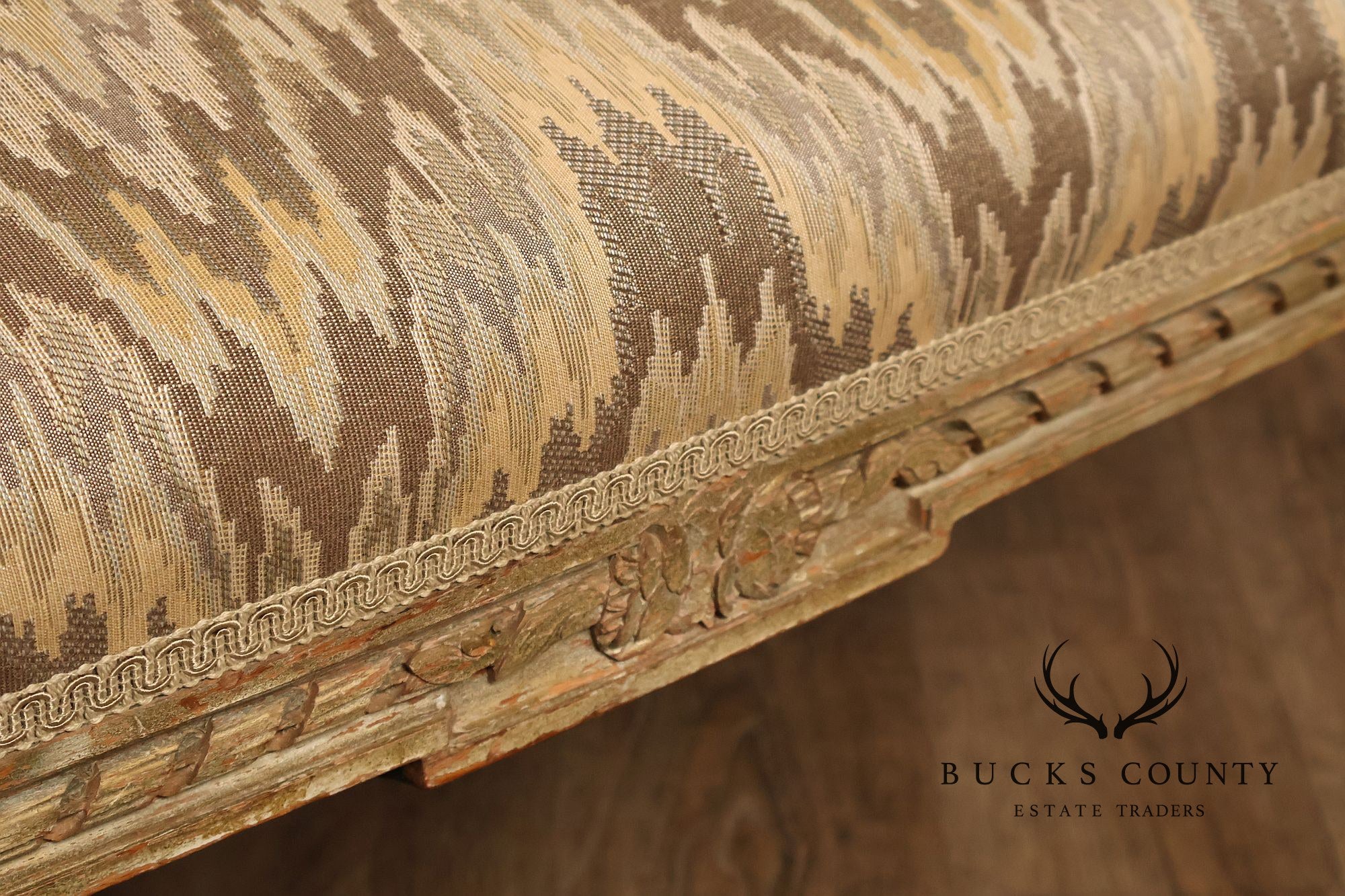 French Louis XVI Style Painted Settee