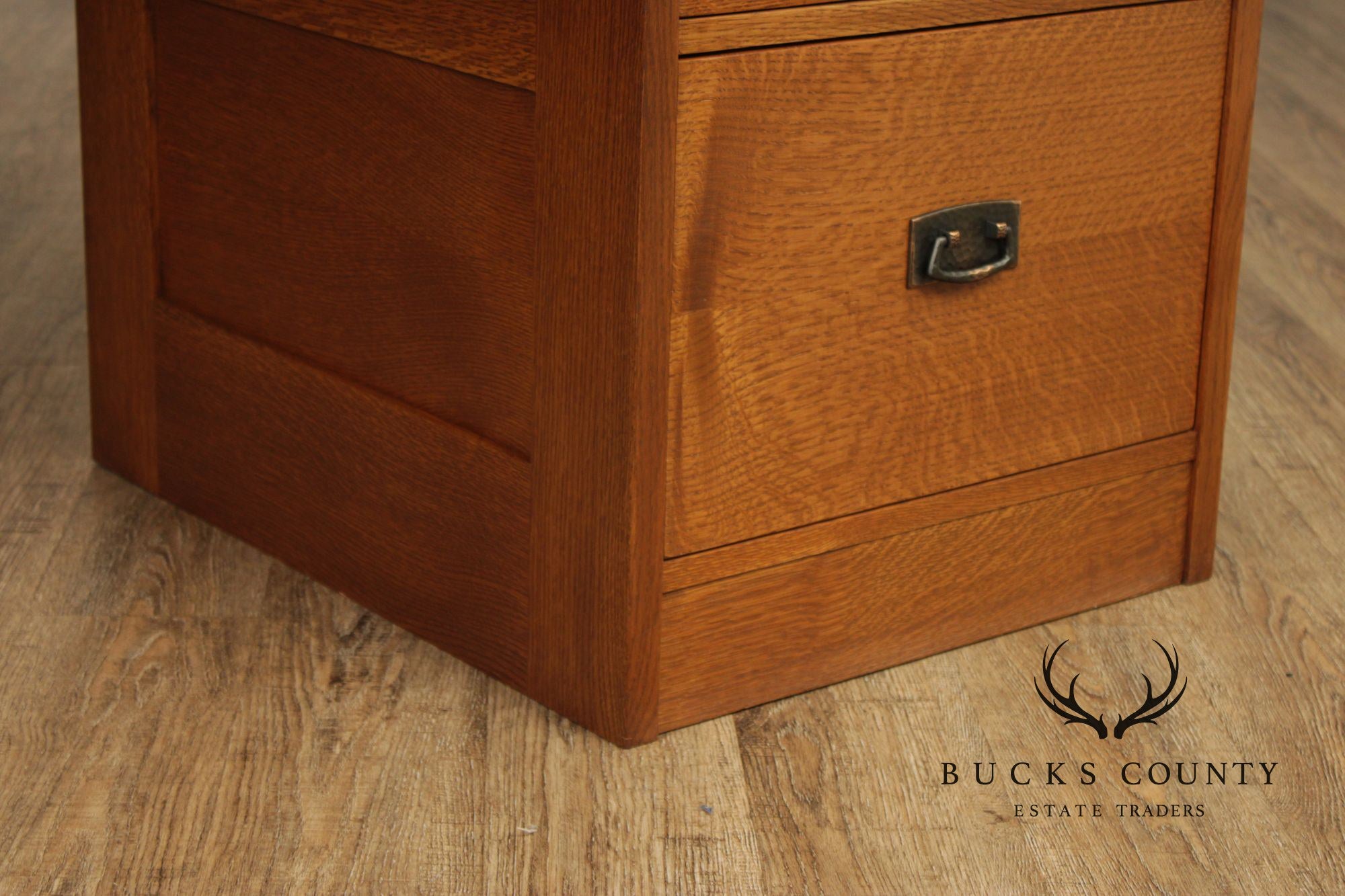 Stickley Mission Collection Oak Two Drawer File Cabinet