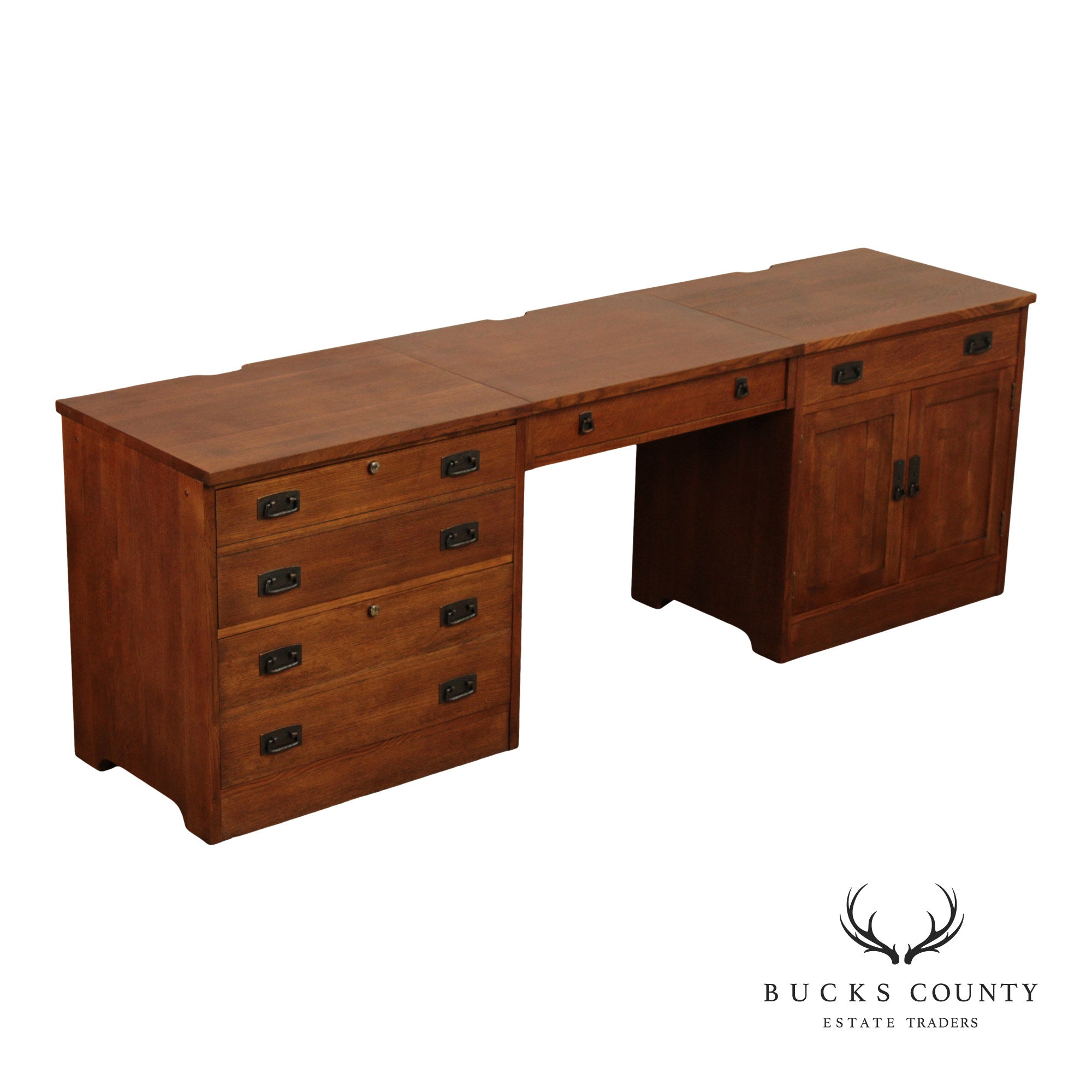 Stickley Mission Collection Oak Office Credenza