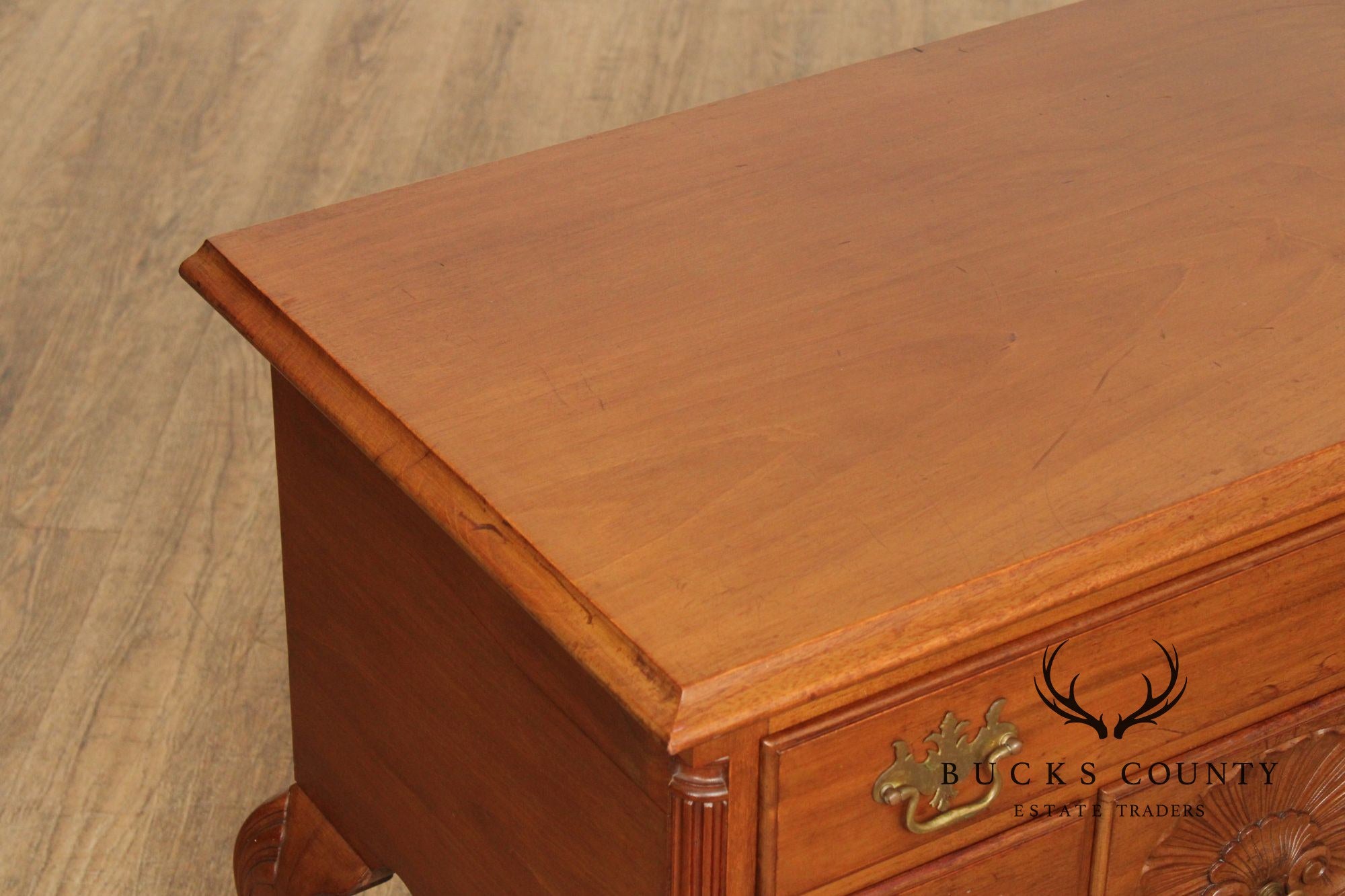 Antique Philadelphia Chippendale Style Mahogany Lowboy