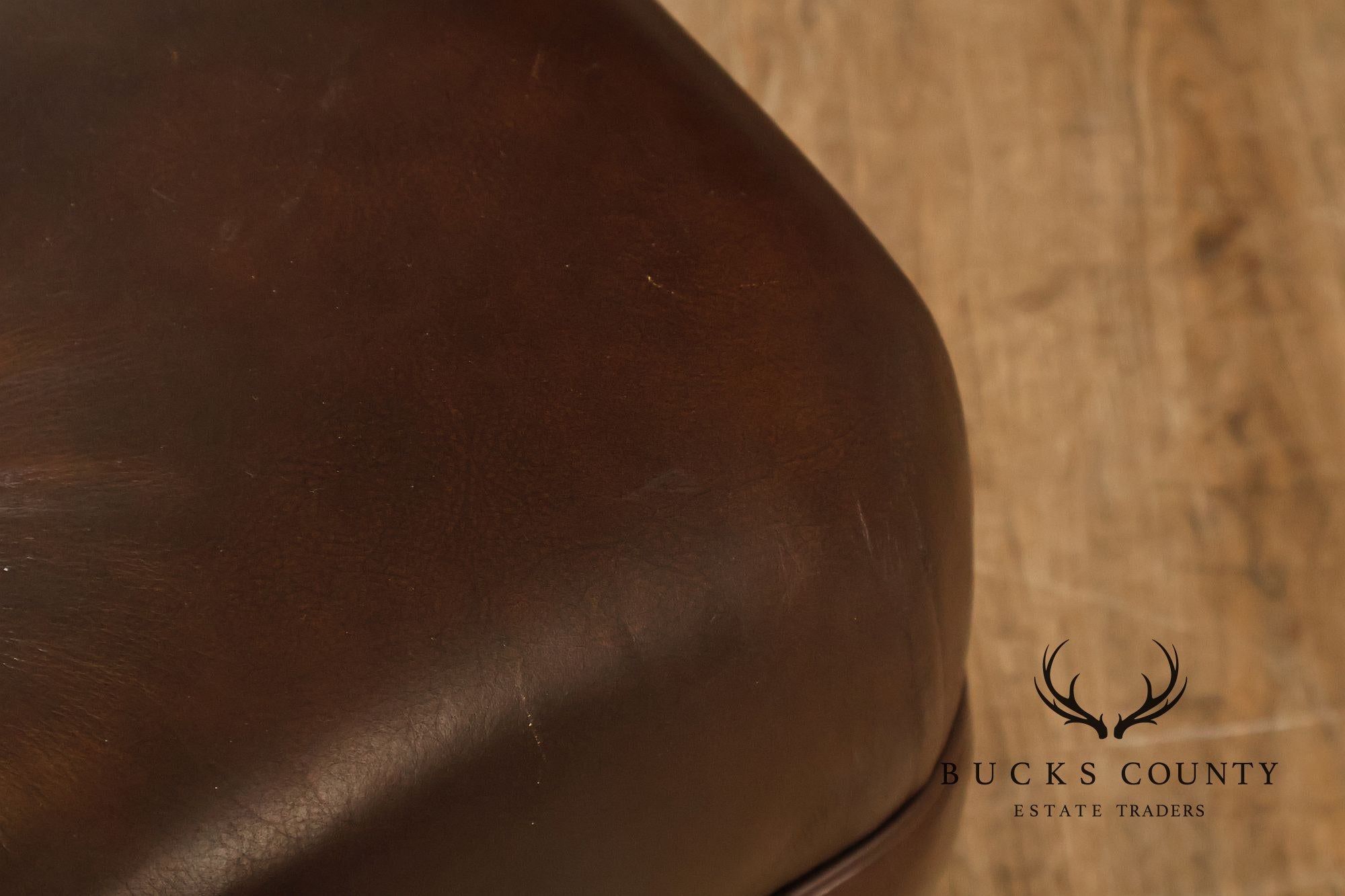 Hancock & Moore Tufted Leather 'Robinson' Cocktail Ottoman