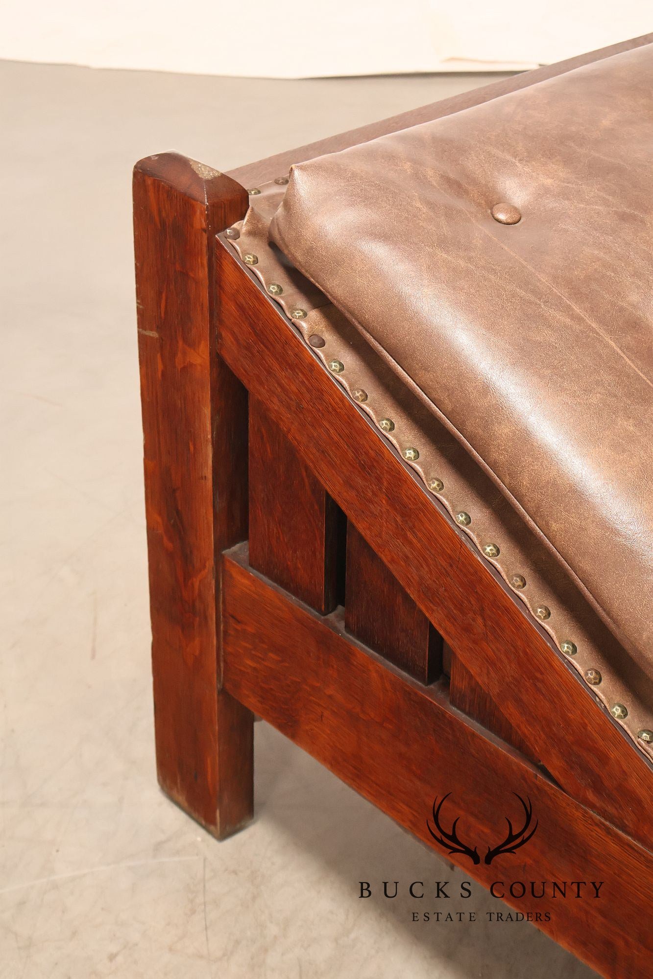 J.M. Young No. 295 Mission Style Oak Daybed