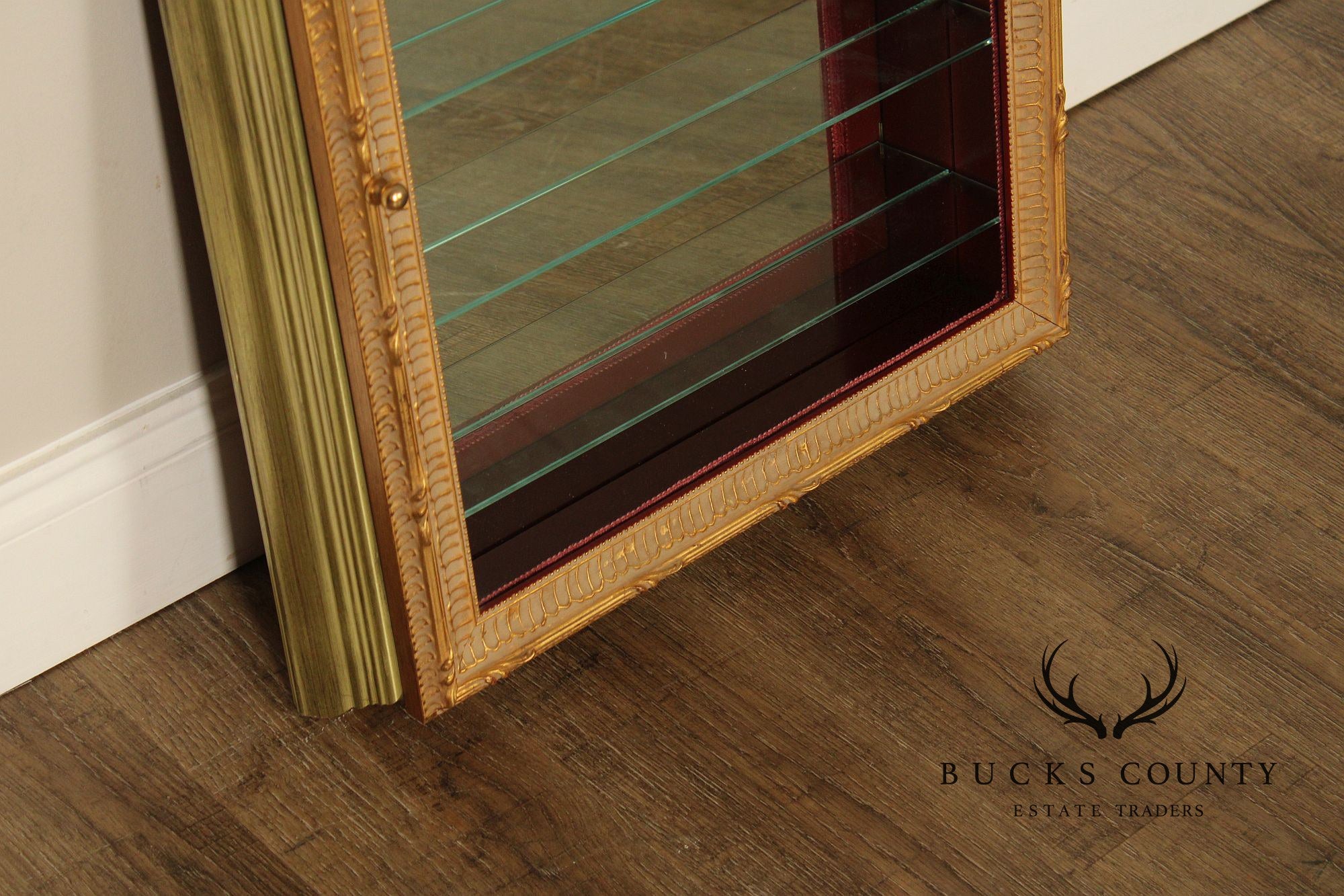 Italian Gold Framed Hanging Display Case