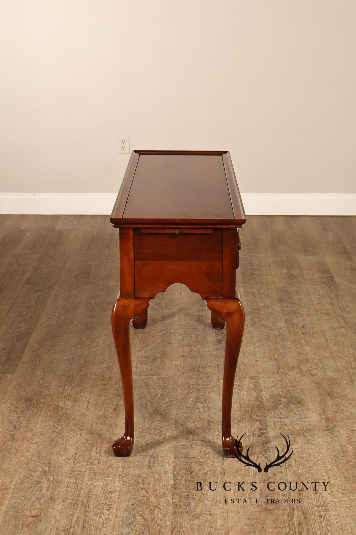 Statton Chippendale Style Cherry Console Table