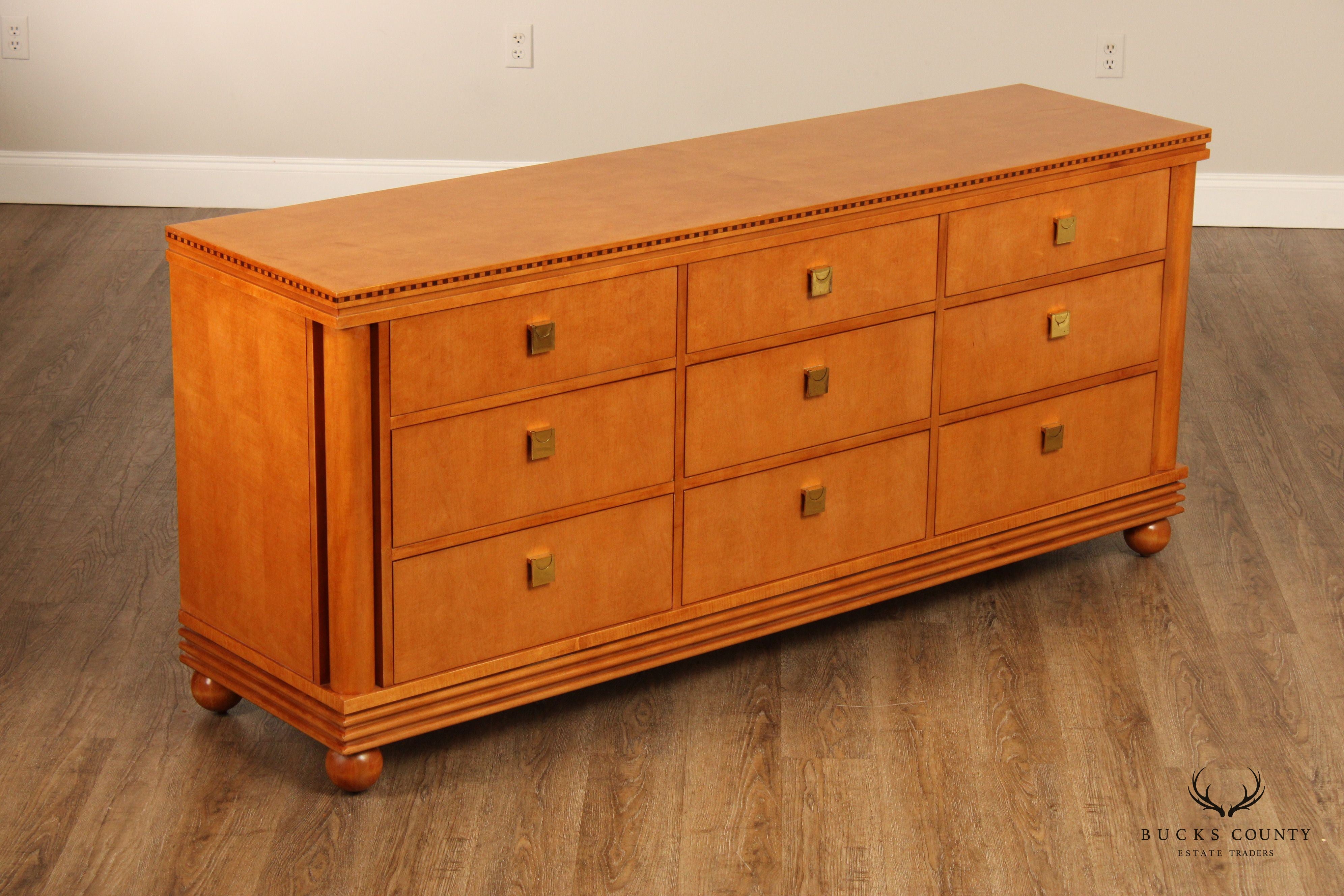 Hickory White Genesis Collection Biedermeier Style Triple Dresser