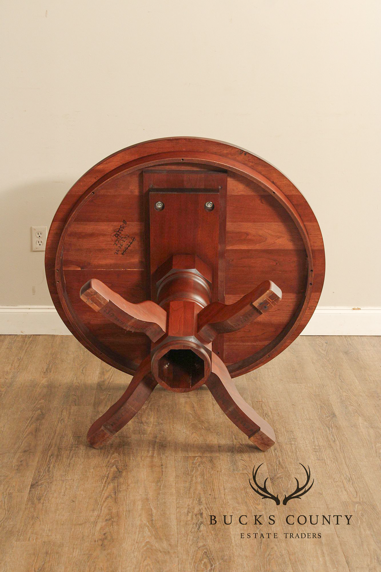 Hunt Country Furniture Round Top Cherry Dining Table