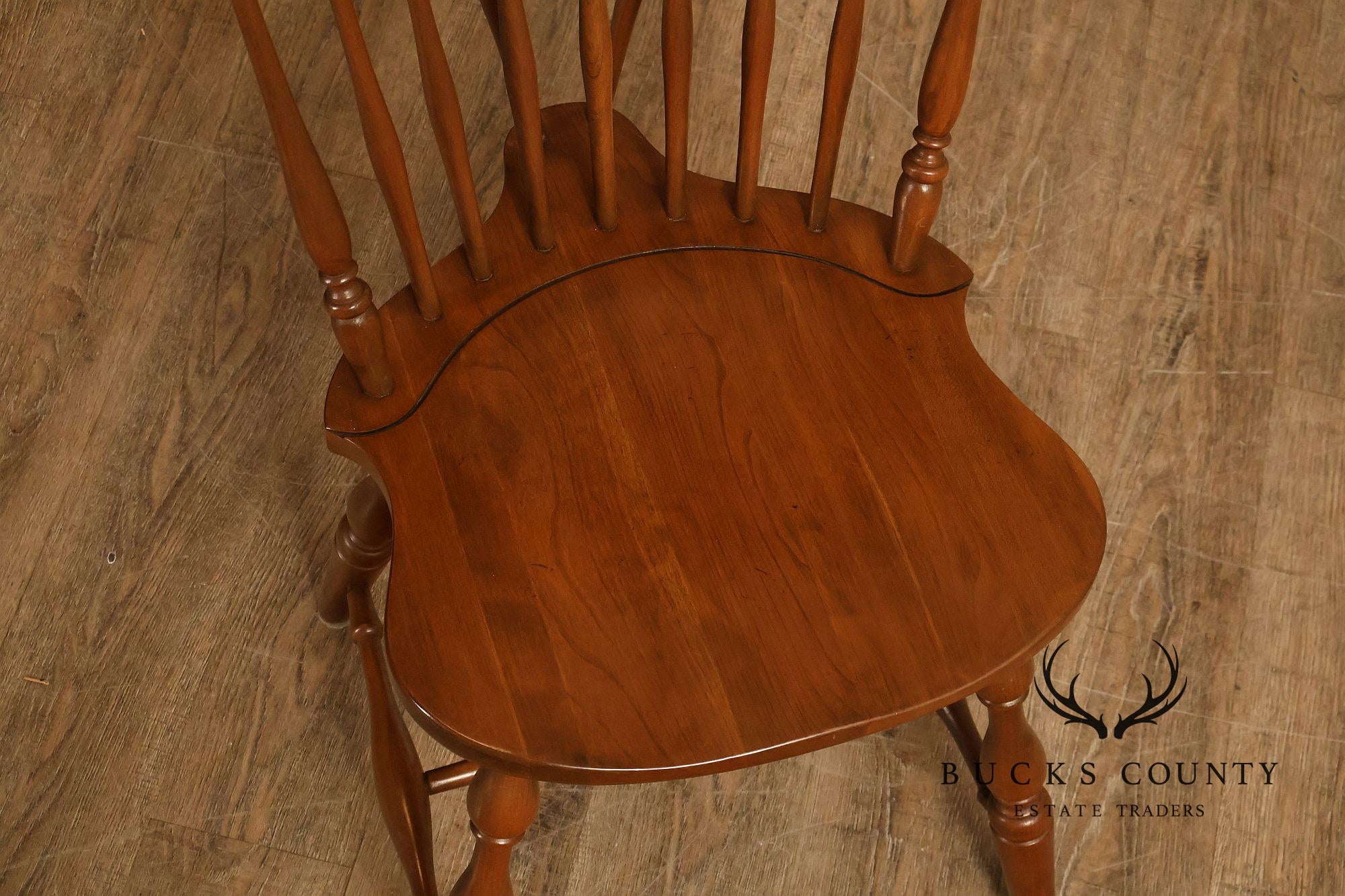 Pennsylvania House Vintage Set of Three Cherry Windsor Chairs