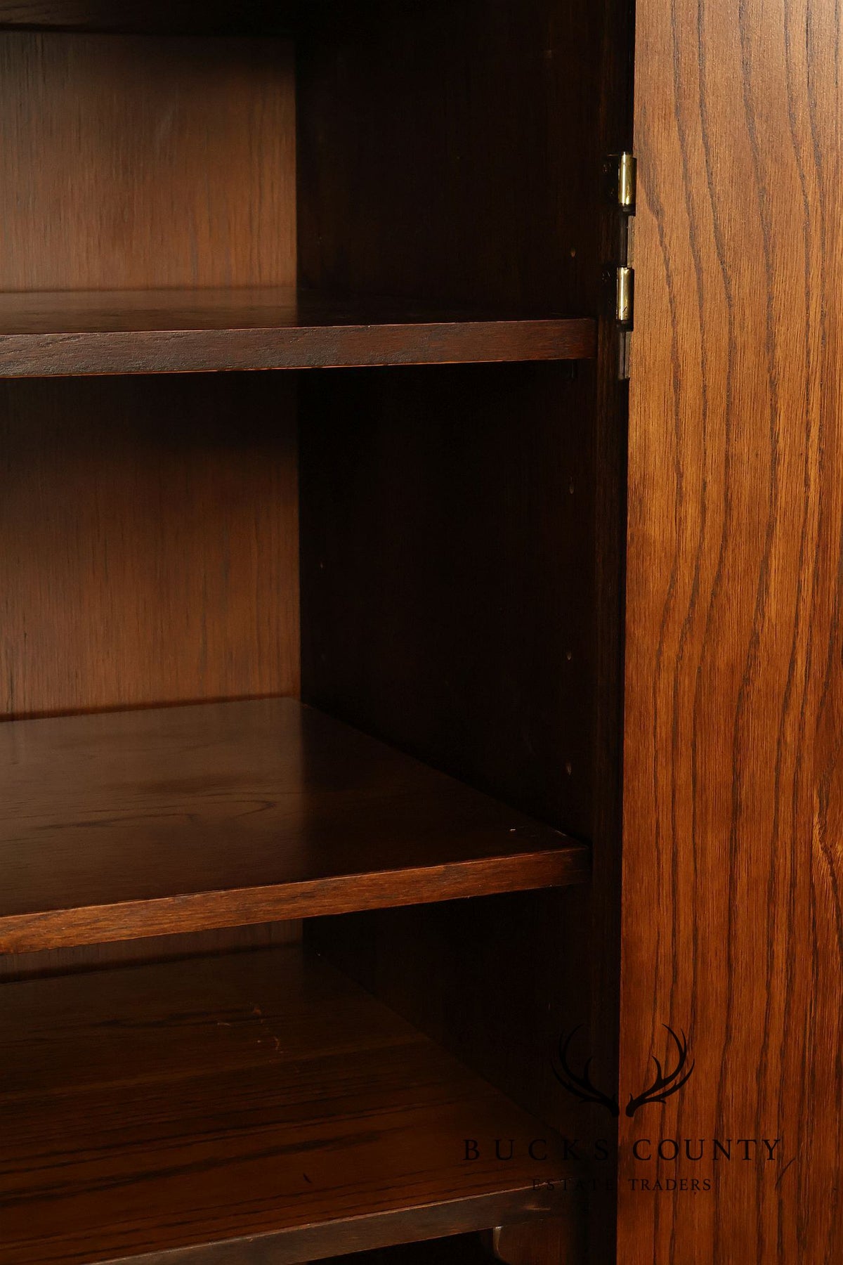 Henredon Scene One Campaign Style Bedroom Armoire Cabinet