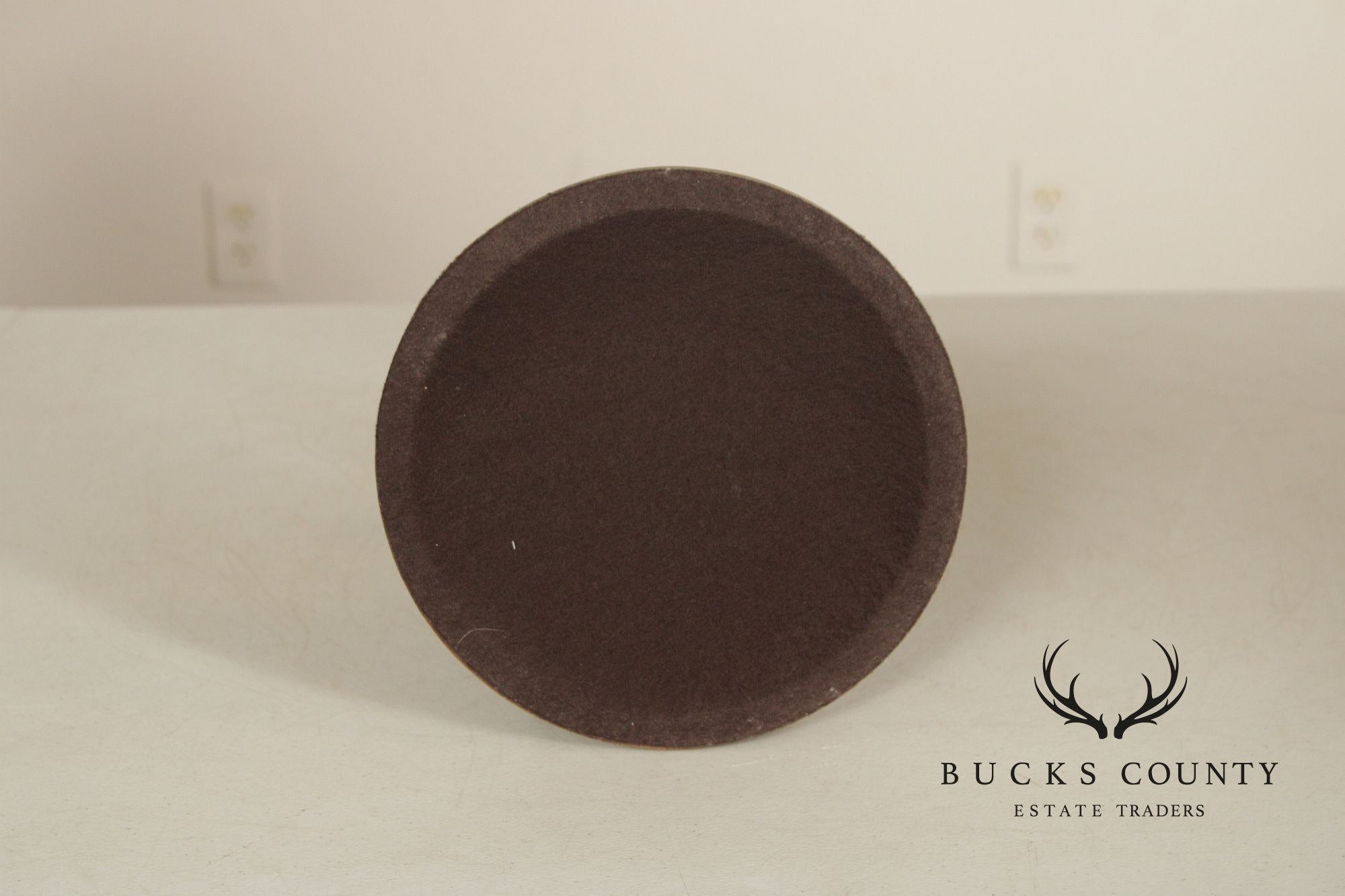 Vintage Bronze Acanthus Leaf Candlestick Table Lamp