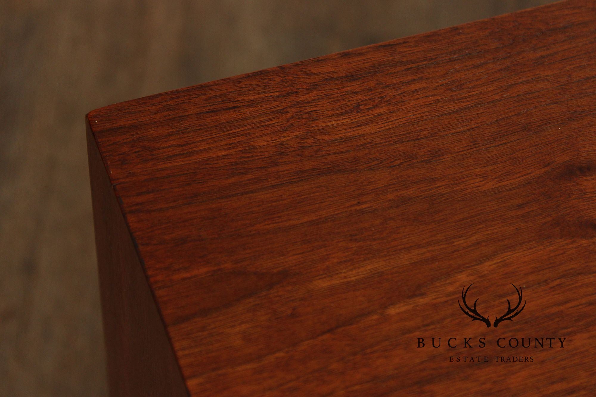 Brown Saltman Mid-Century Modern Walnut Cube Cabinet Coffee Table