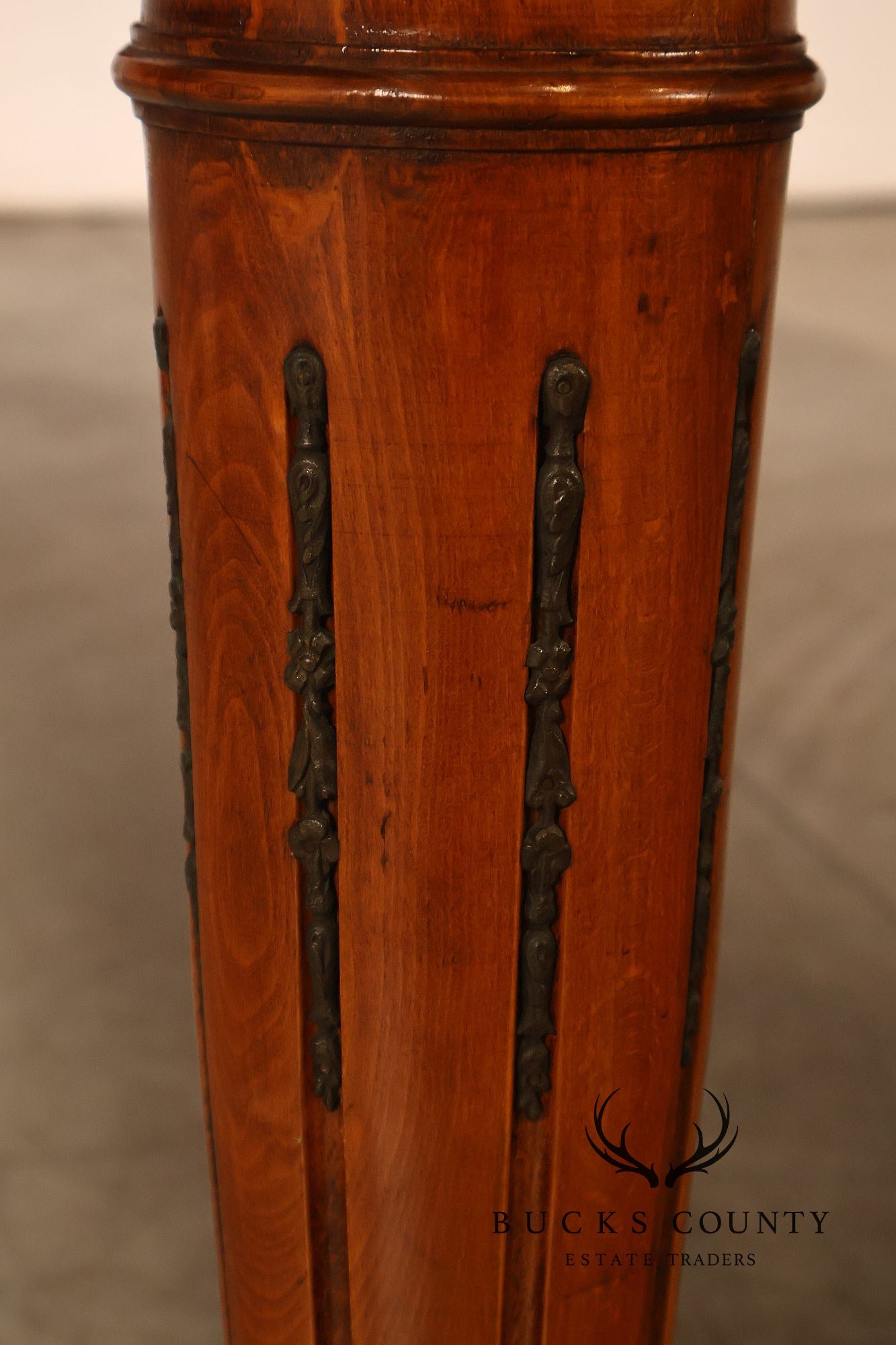 Custom Louis XVI Style Walnut Marquetry Dining Table